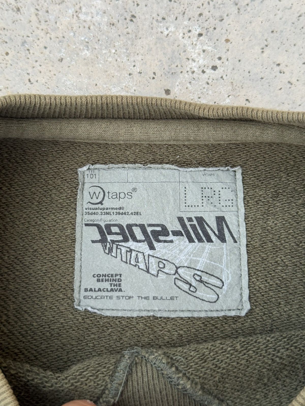 Wtaps Avant Garde Wtaps 23 Mil Military Sweatshirt Size US L / EU 52-54 / 3 - 6 Thumbnail