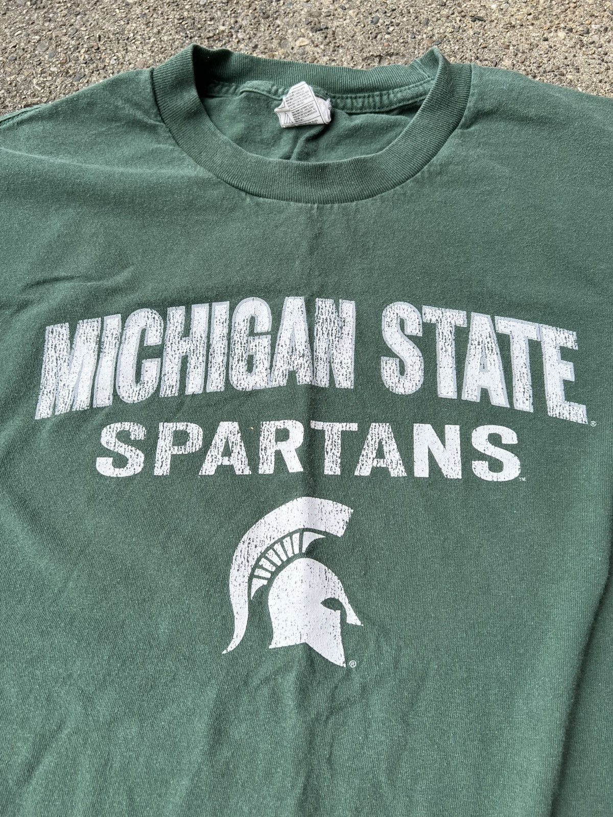Vintage Vintage Y2K Alstyle MSU Michigan State Spartans T Shirt L Size US L / EU 52-54 / 3 - 1 Thumbnail