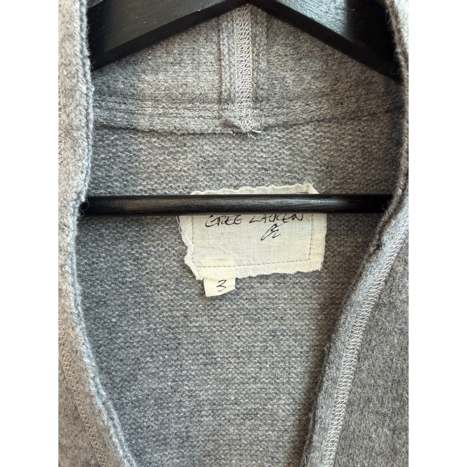 Greg Lauren Greg Lauren SAMPLE Grey Wool Knit GL1 Size US L / EU 52-54 / 3 - 2 Thumbnail