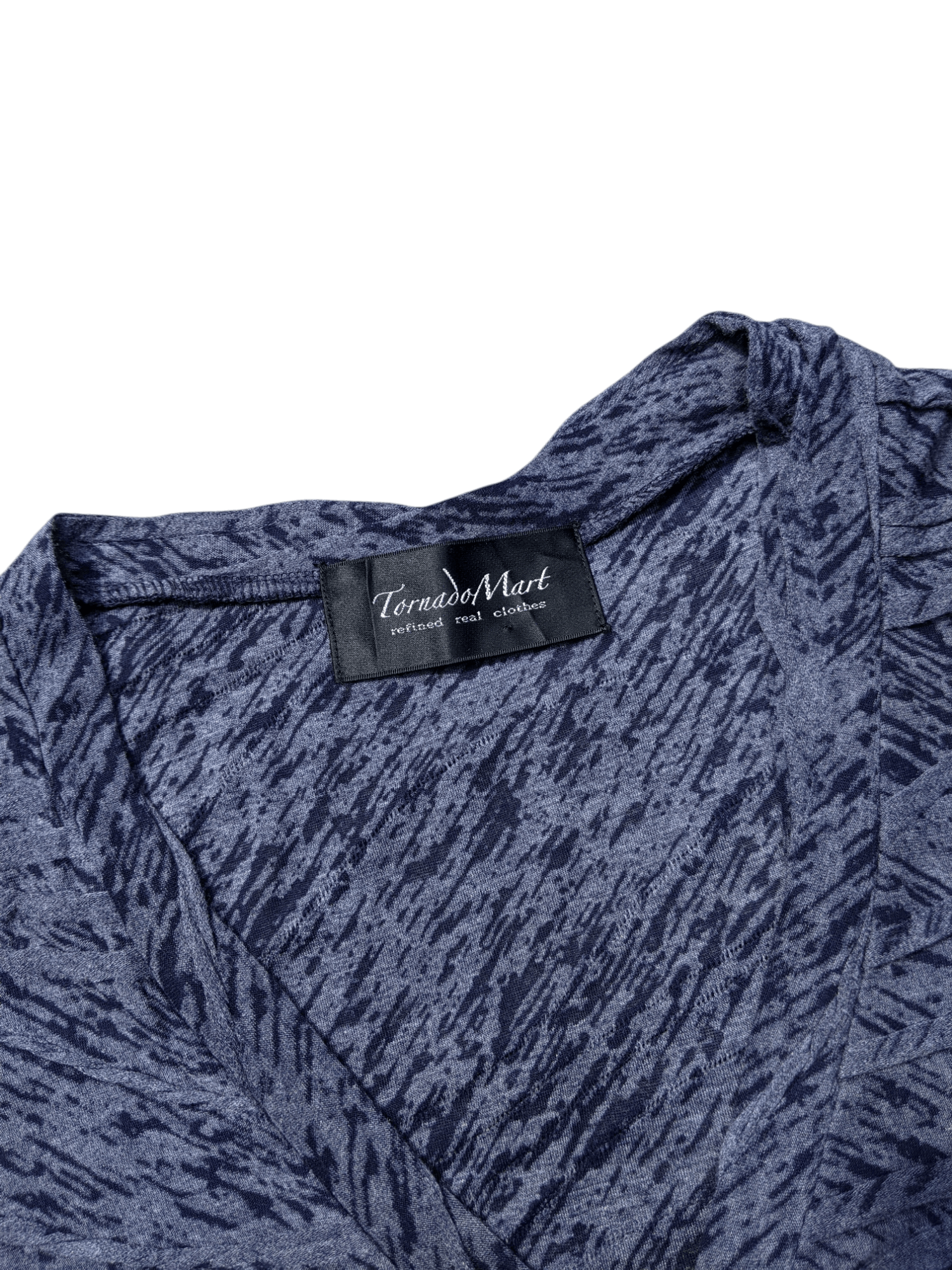 Japanese Brand Tornado Mart Texture Button T shirt Size L / US 10 / IT 46 - 2 Thumbnail