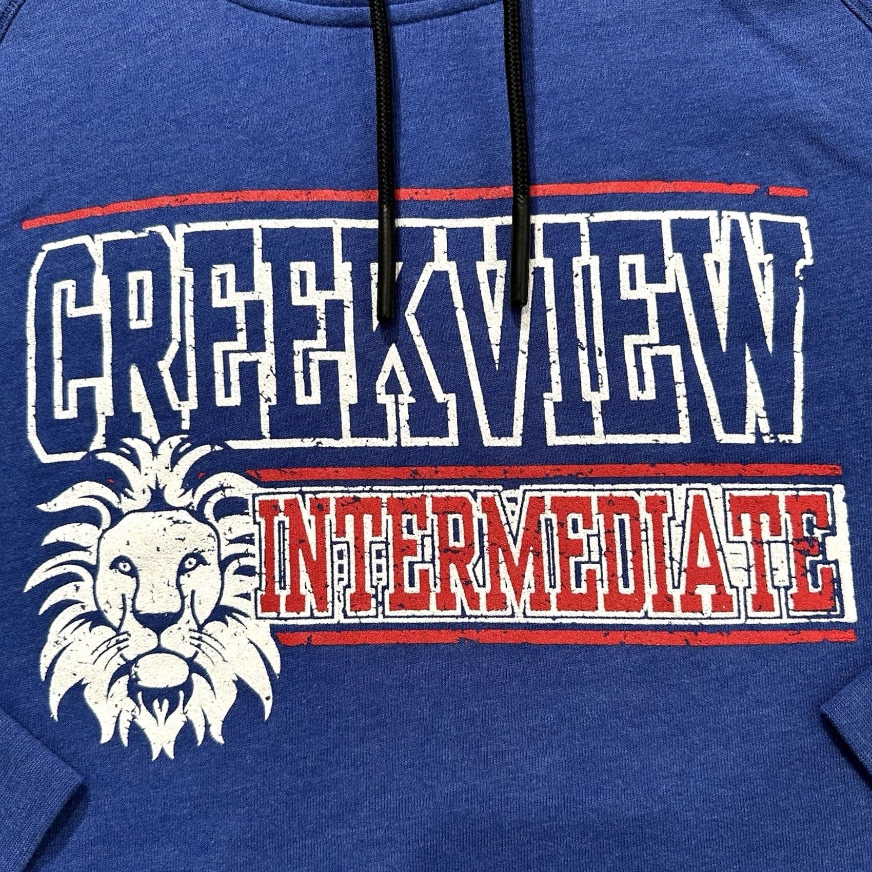 New Era New Era Hoodie Creekview Intermediate School Blue 2XL Womens EUC Size XXL / US 16-18 / IT 52-54 - 3 Thumbnail