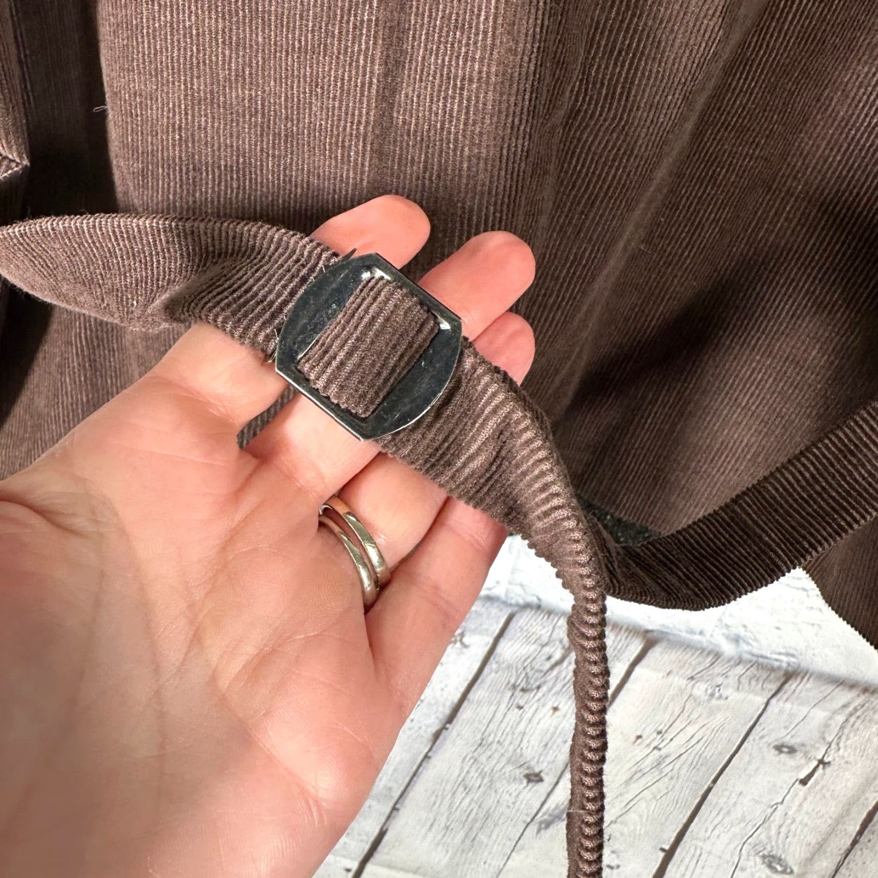 Vintage Kroon Vest Herringbone Tweed Back Corduroy Grey Brown 3XL Size US XL / EU 56 / 4 - 5 Thumbnail