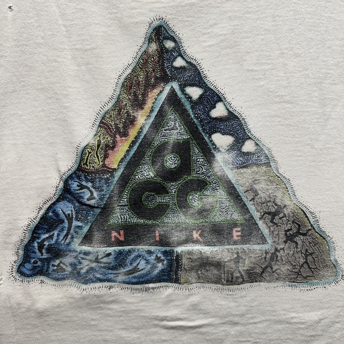 image of Nike Acg Shirt Mens L All Conditions Gear Elements in White (Size Large)