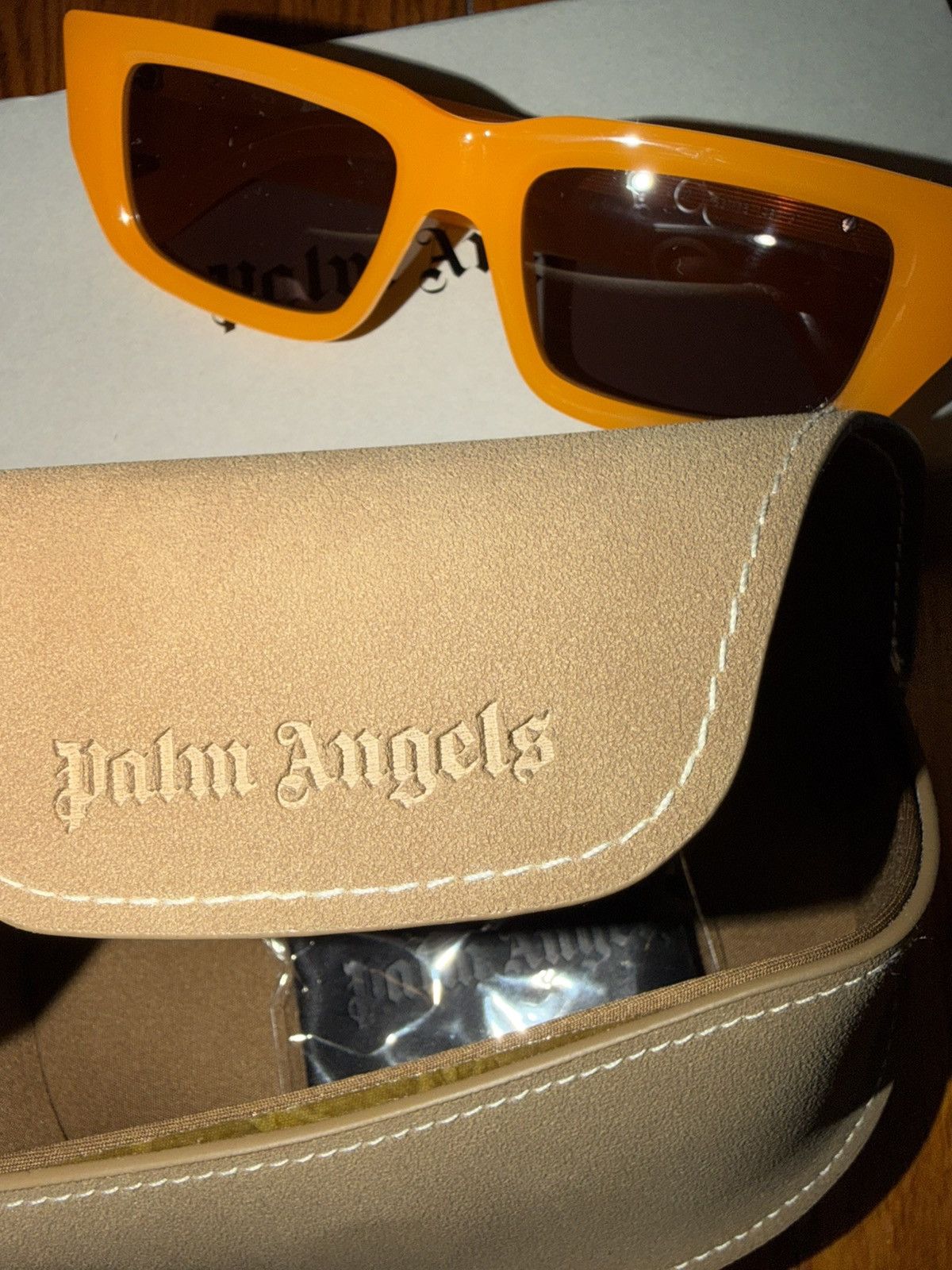 Palm Angels Palm Angels Sutter Sunglasses Nectarine Drk Gry PERI035 2007 Size ONE SIZE - 3 Thumbnail