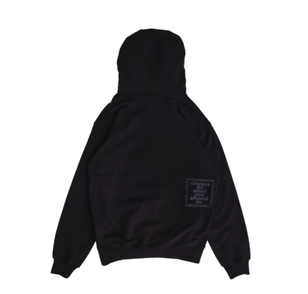 always do what you should do Always Motion Hood Black • M Size US M / EU 48-50 / 2 - 2 Thumbnail