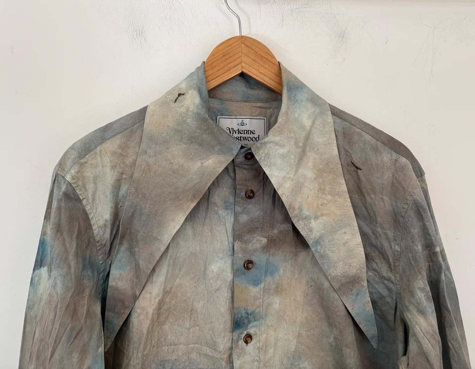 Vivienne Westwood Vivienne Westwood 15FW Men's Scissor Collar Shirt Ｑ21 Size US M / EU 48-50 / 2 - 5 Thumbnail