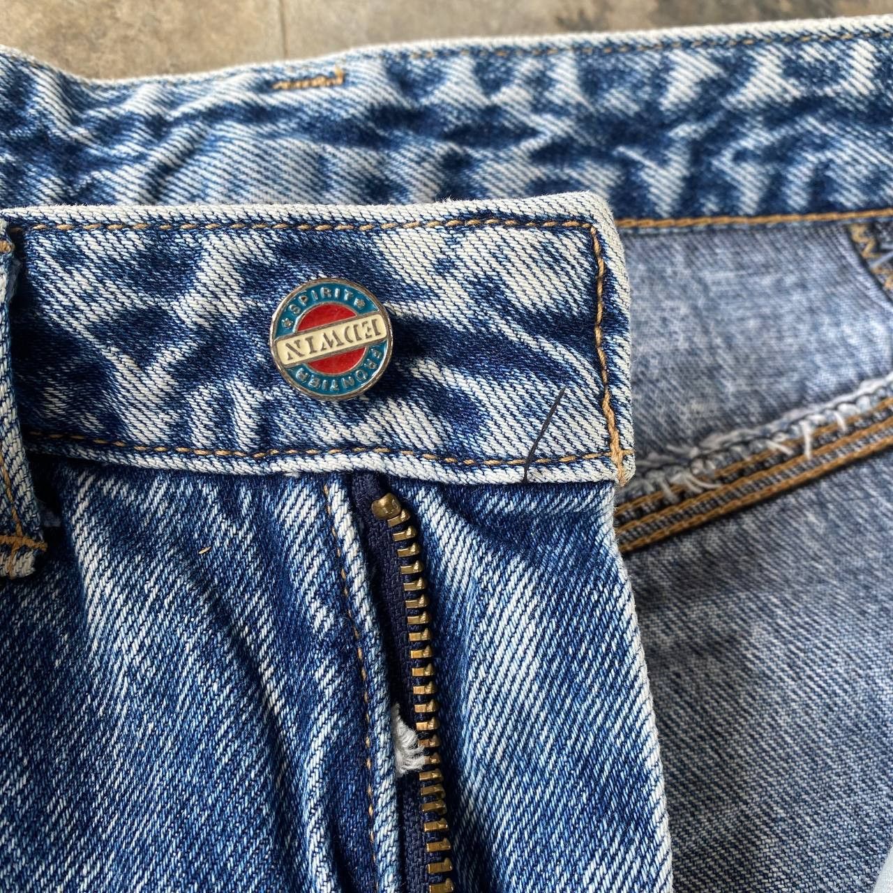 Vintage Vintage 80s/90s Edwin Acid Wash Dirty Tapered Retro Grunge Size US 28 / EU 44 - 14 Thumbnail