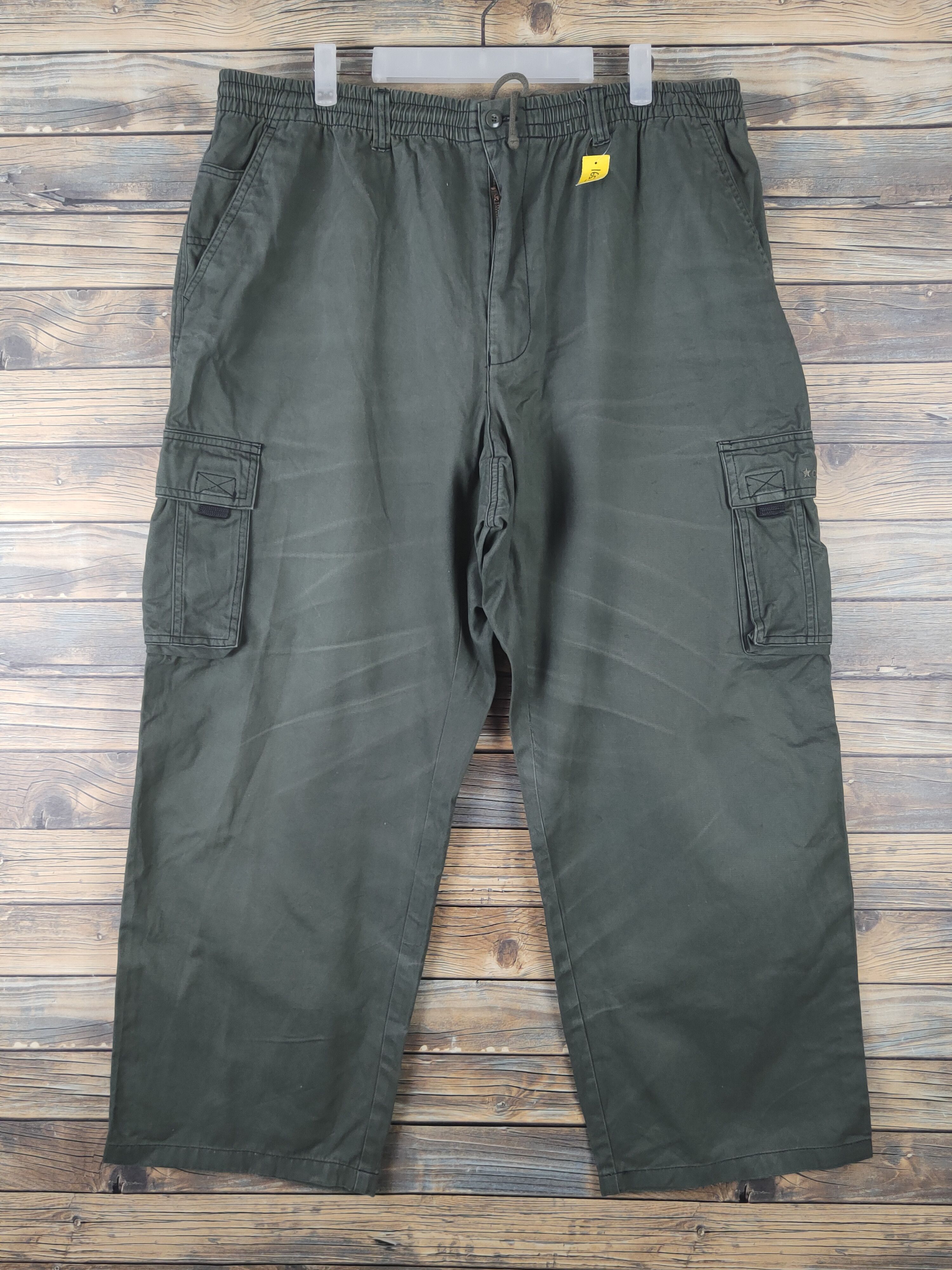 Japanese Brand DL Japanese Brand Dark Green Multipocket Cargo Pants #1653 Size US 36 / EU 52 - 1 Thumbnail