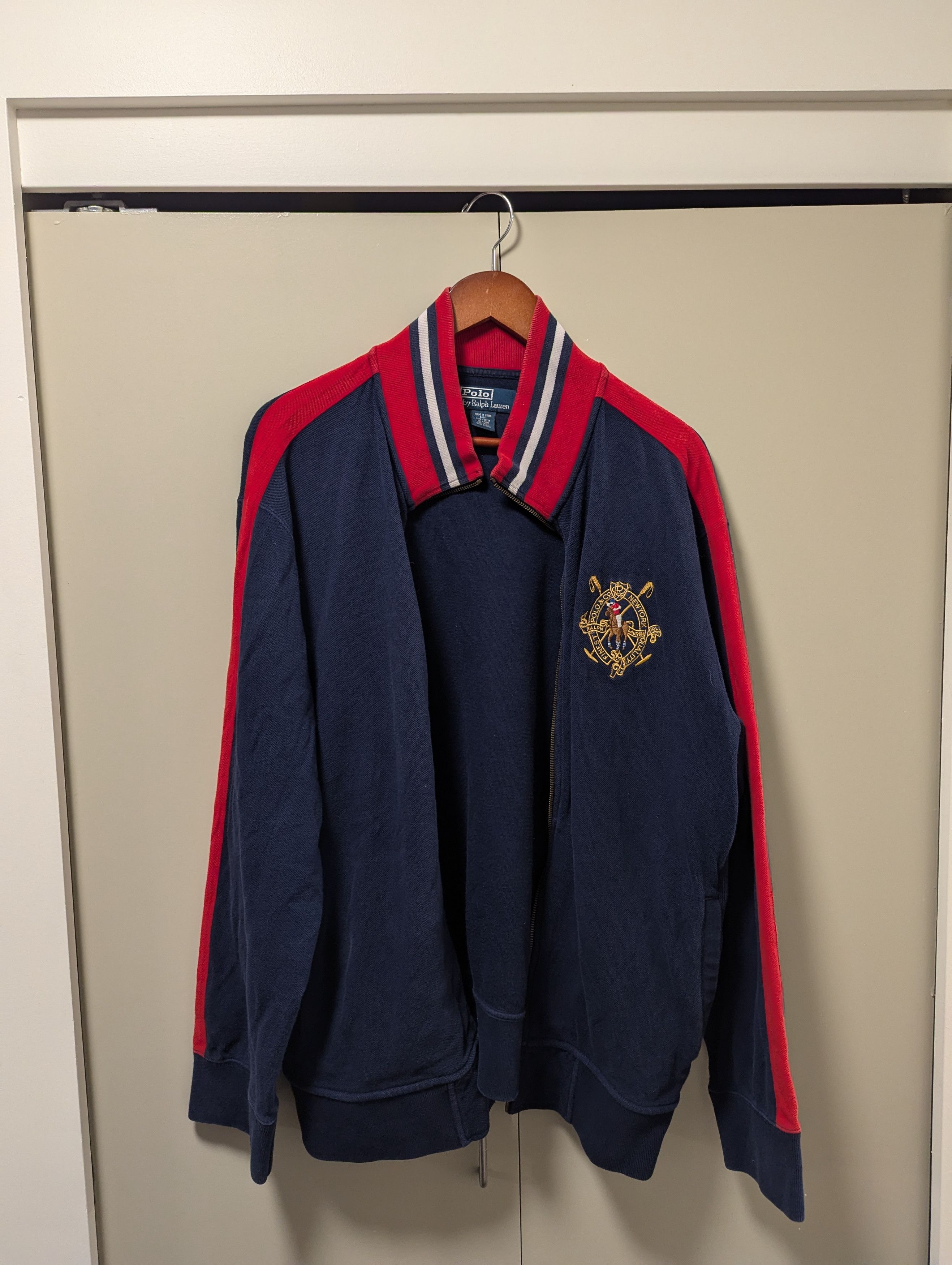 Polo Ralph Lauren Varsity Baseball Jacket Size US XL / EU 56 / 4 - 1 Thumbnail