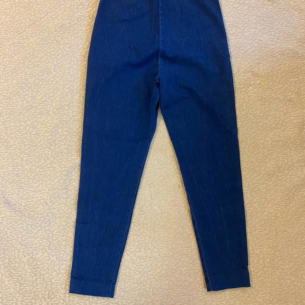 Designer Vintage blue denim stretch jeans Size 36" / US 14 / IT 50 - 5 Thumbnail
