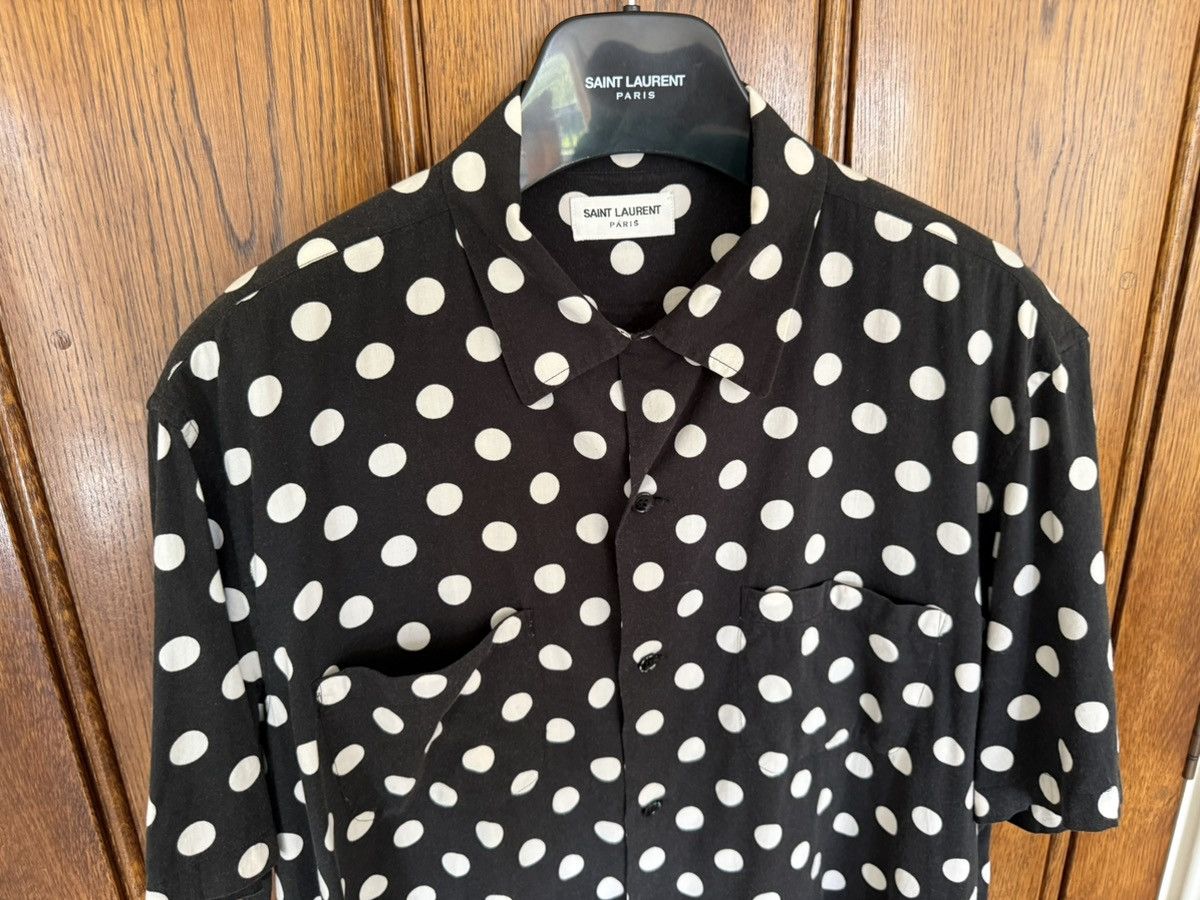Saint Laurent Paris SS16 Saint Laurent polka dot Hawaiian shirt Hedi Slimane 40 Size US L / EU 52-54 / 3 - 9 Thumbnail