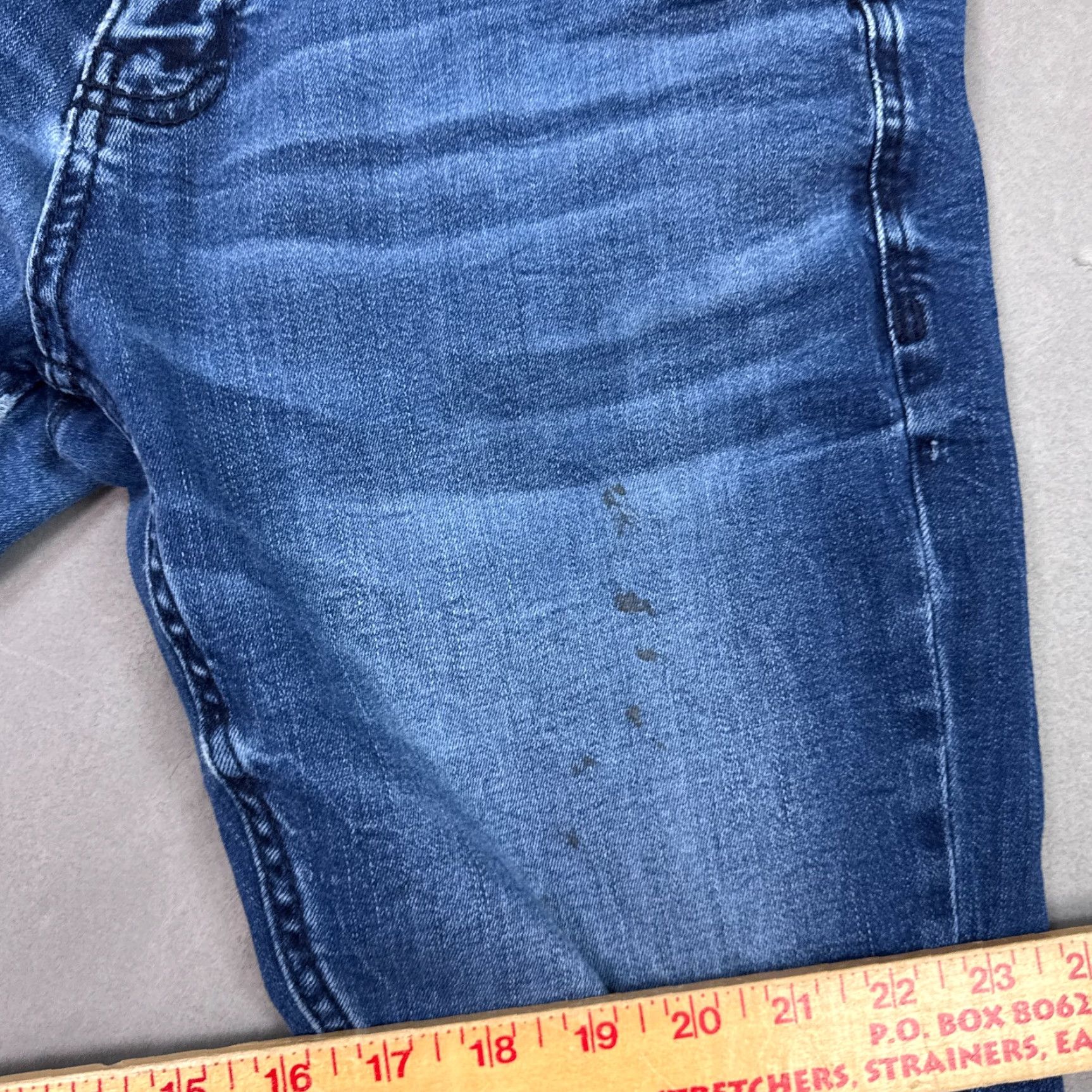 Vintage Buckle BKE Jeans Men 30x28 Blue Alec Denim Pant Faded Stretch Washout Pants Jeans Regular Size US 32 / EU 48 - 4 Thumbnail