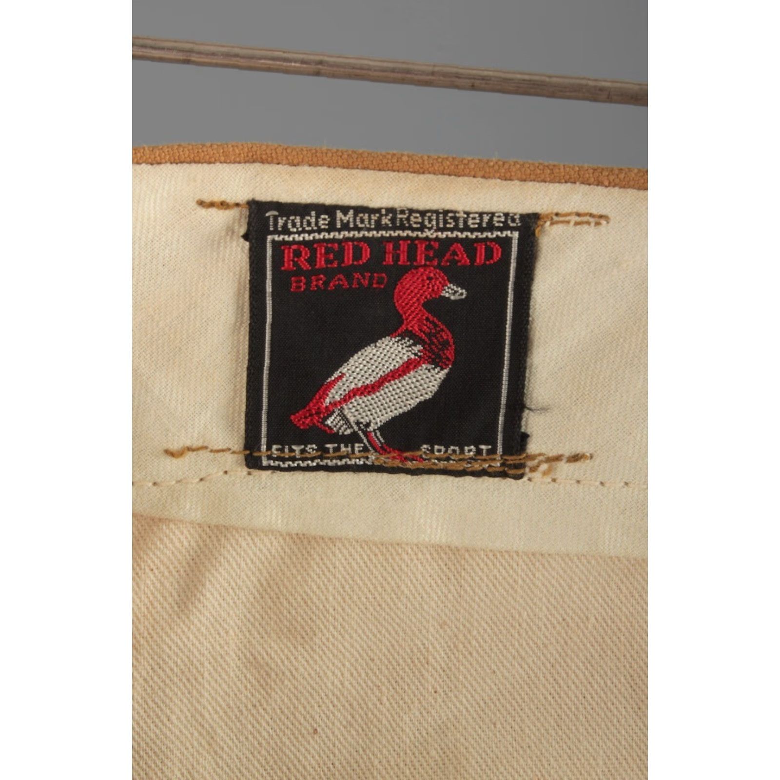 Vintage Red Head Hunting Pants 1940s 1950s Canvas Khaki 45x32 Mens 40s 50s Vtg Size US 44 / EU 60 - 6 Thumbnail