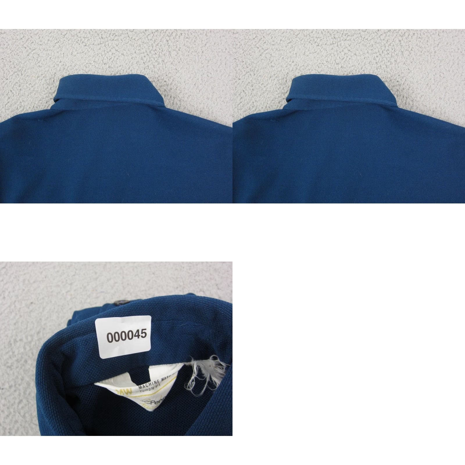 JCPenney VINTAGE JC Penney Shirt Womens M Blue 90s Western Button-Up Workwear Casual Cotton Canvas Pockets Button Size M / US 6-8 / IT 42-44 - 9 Thumbnail