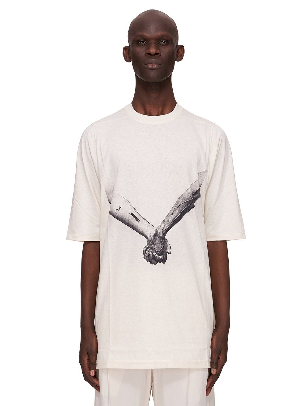 Rick Owens Rick Owens SS25 “Hollywood” Hands Jumbo T-Shirt