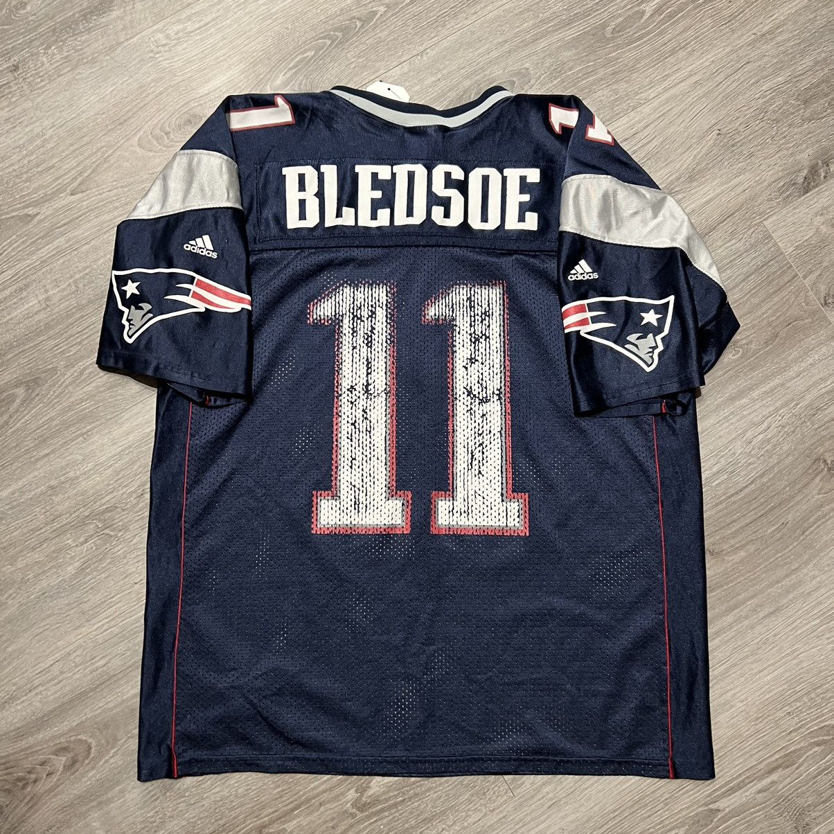 NFL Vintage adidas Drew Bledsoe Patriots football jersey nfl Size US L / EU 52-54 / 3 - 2 Thumbnail