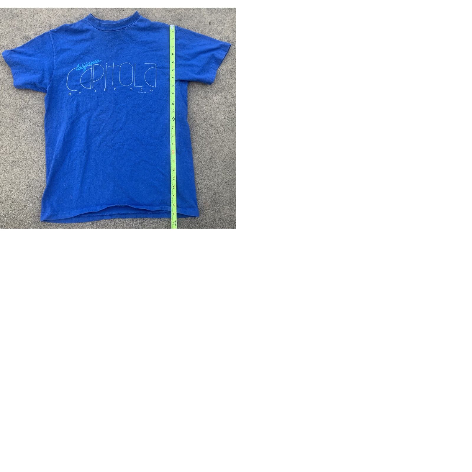 Hanes VINTAGE Hanes California Capitola By the Sea T-Shirt M Blue Crew Neck Short Sleeve Cotton 80s 90s Beach Graphic Print Men Size US M / EU 48-50 / 2 - 9 Thumbnail