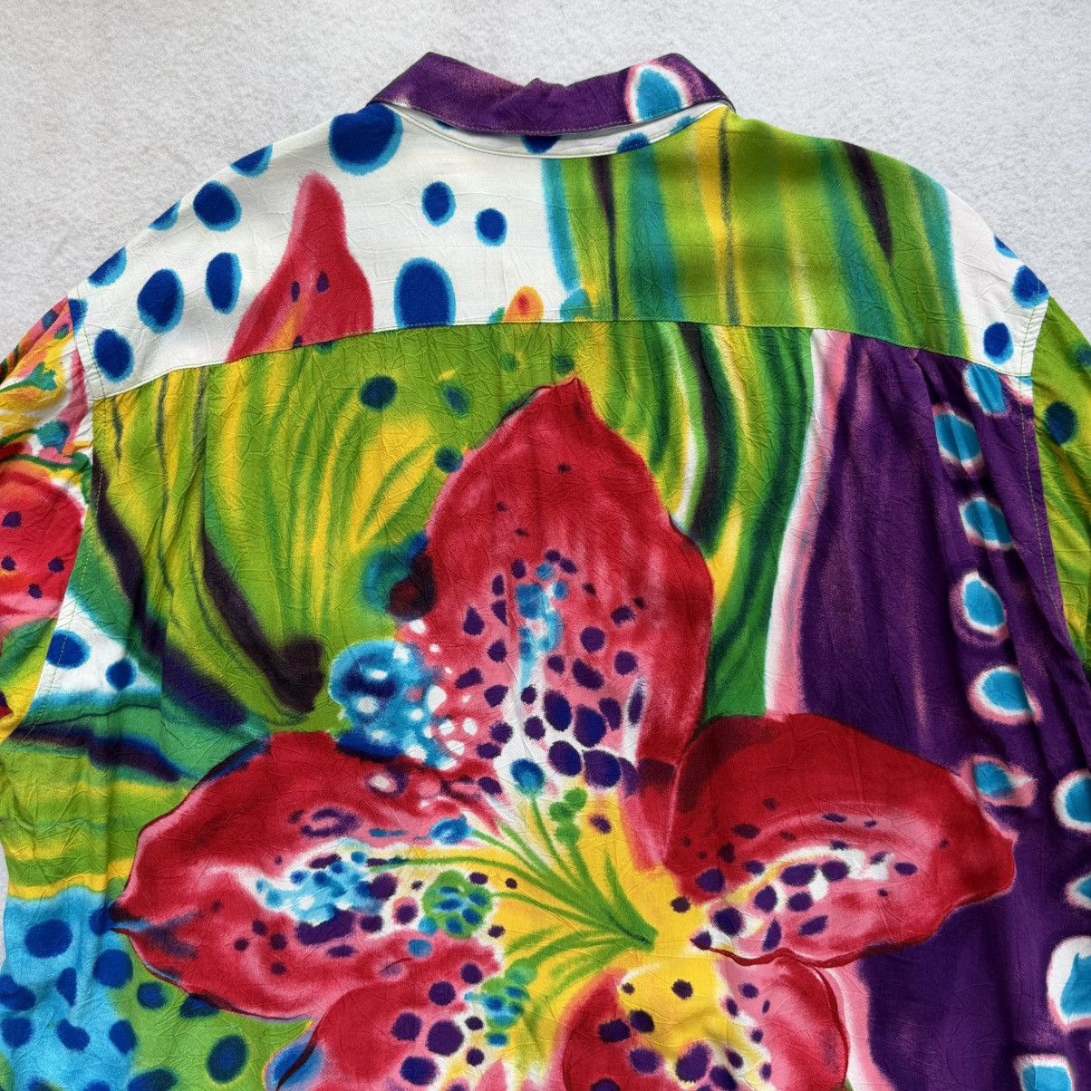 Jams World 1990s Jams World Gloriosa Printed Aloha Shirt Size US L / EU 52-54 / 3 - 8 Thumbnail