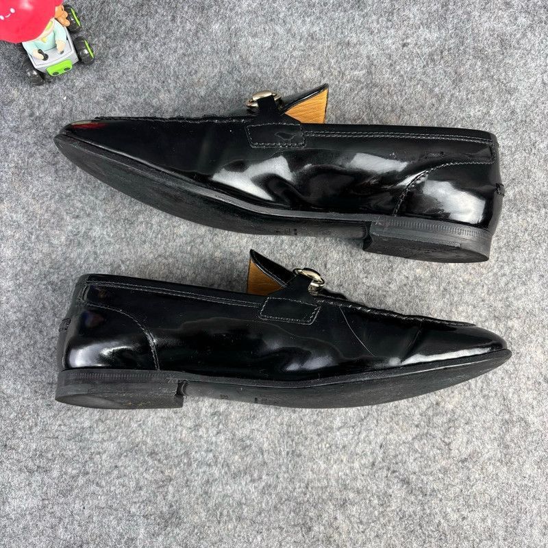 Gucci Gucci Black Patent Leather Low-Heeled Shoes - Size US 5.5 / EU 38 - 6 Thumbnail