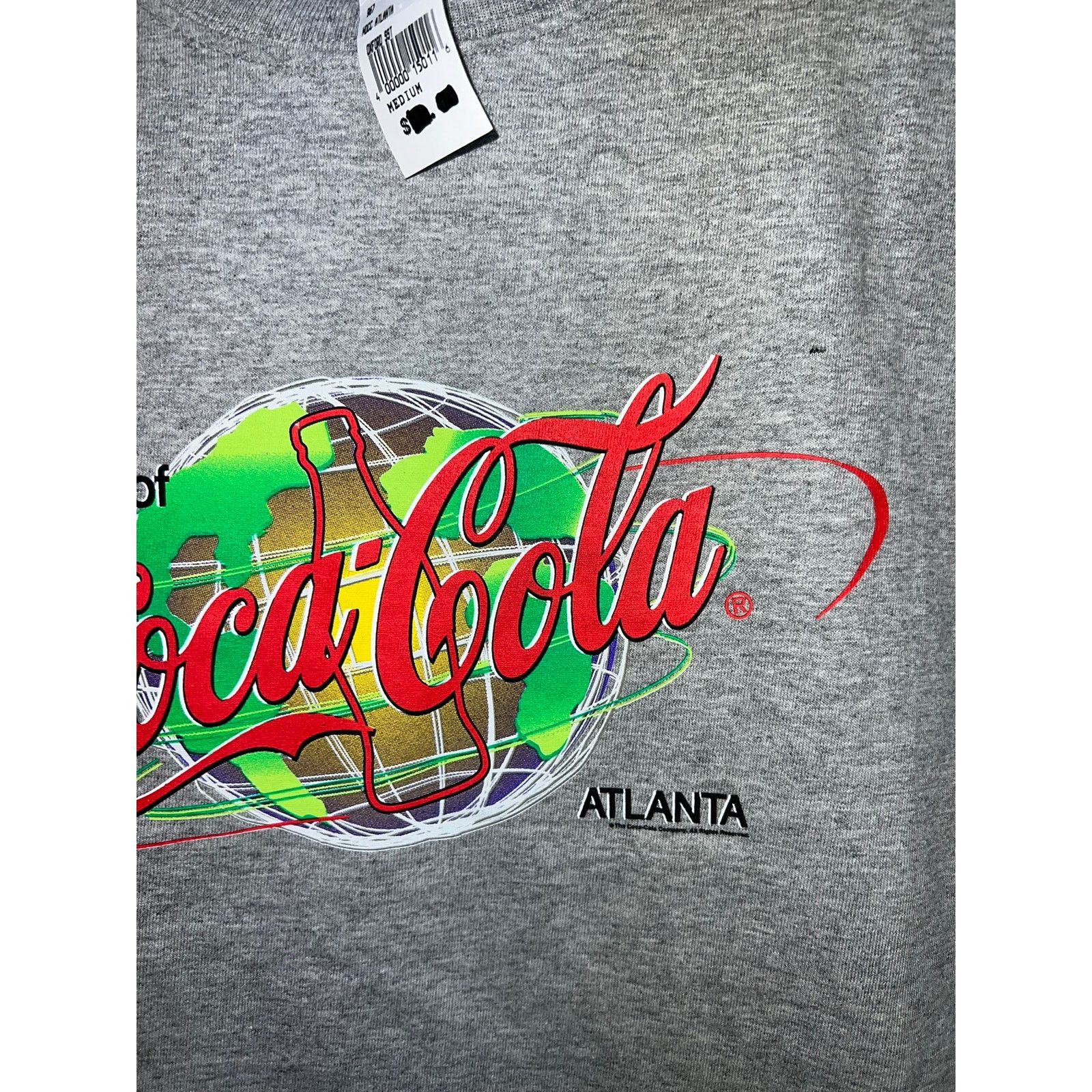 Coca Cola Vintage Coca-Cola Shirt World of Coke Atlanta Gray Tee VTG M Size US M / EU 48-50 / 2 - 3 Thumbnail