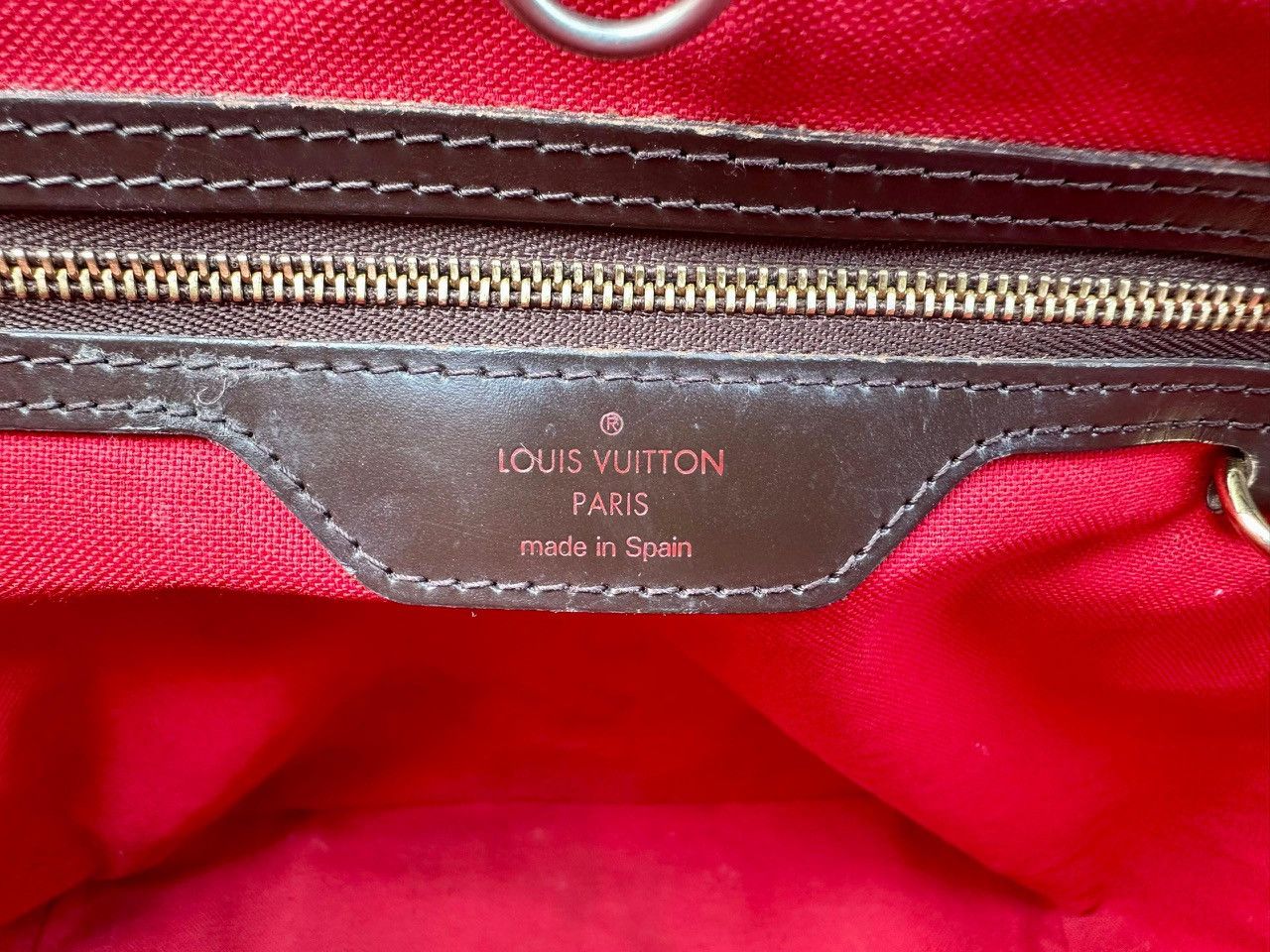 Louis Vuitton Authentic Louis Vuitton Damier Ebene Rivington PM Tote Bag Size ONE SIZE - 8 Thumbnail