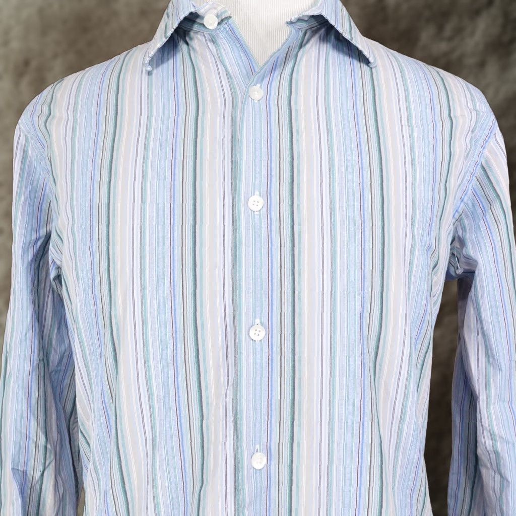 Gap Vintage Gap Men's Long Sleeve Striped Button-Up Shirt Size Large Size US L / EU 52-54 / 3 - 1 Thumbnail