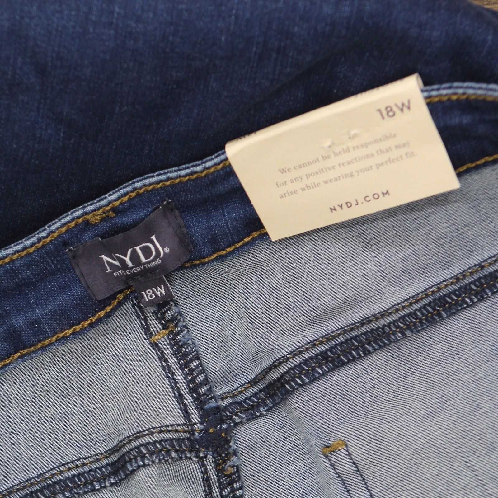 Other Nwt Nydj High Rise Bootcut Jeans Wpribb8516 Quinn Blue 18w Size 40" / US 18 - 5 Thumbnail