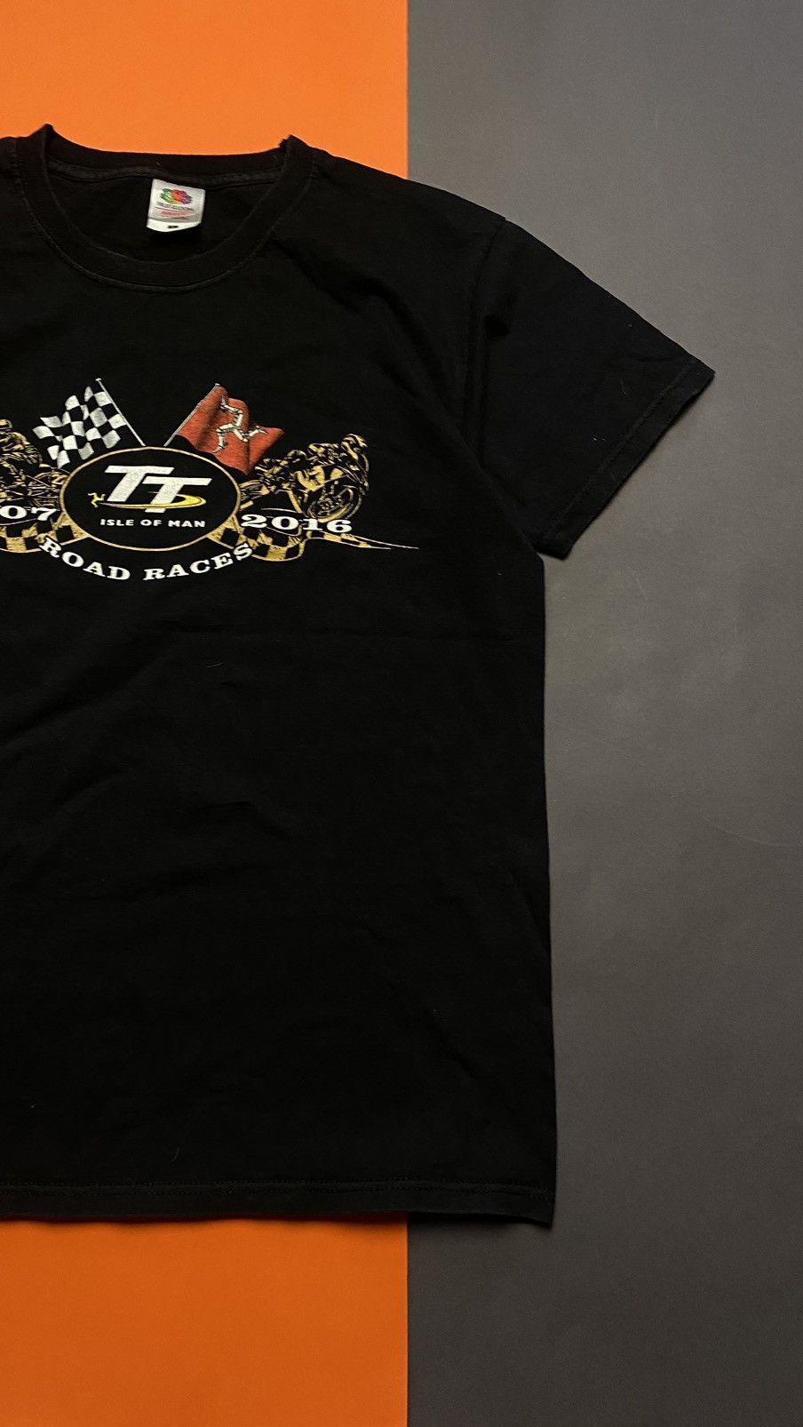Vintage Vintage Racing Isle of Man Road Races tee Size US L / EU 52-54 / 3 - 2 Thumbnail