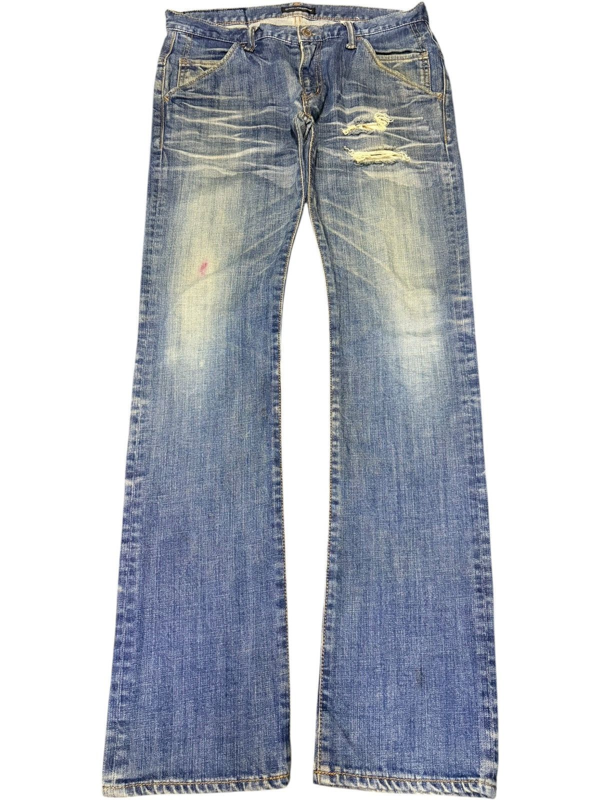 Diesel Vintage Japanese Brand Mud Wash Distressed Jeans Size US 32 / EU 48 - 1 Thumbnail