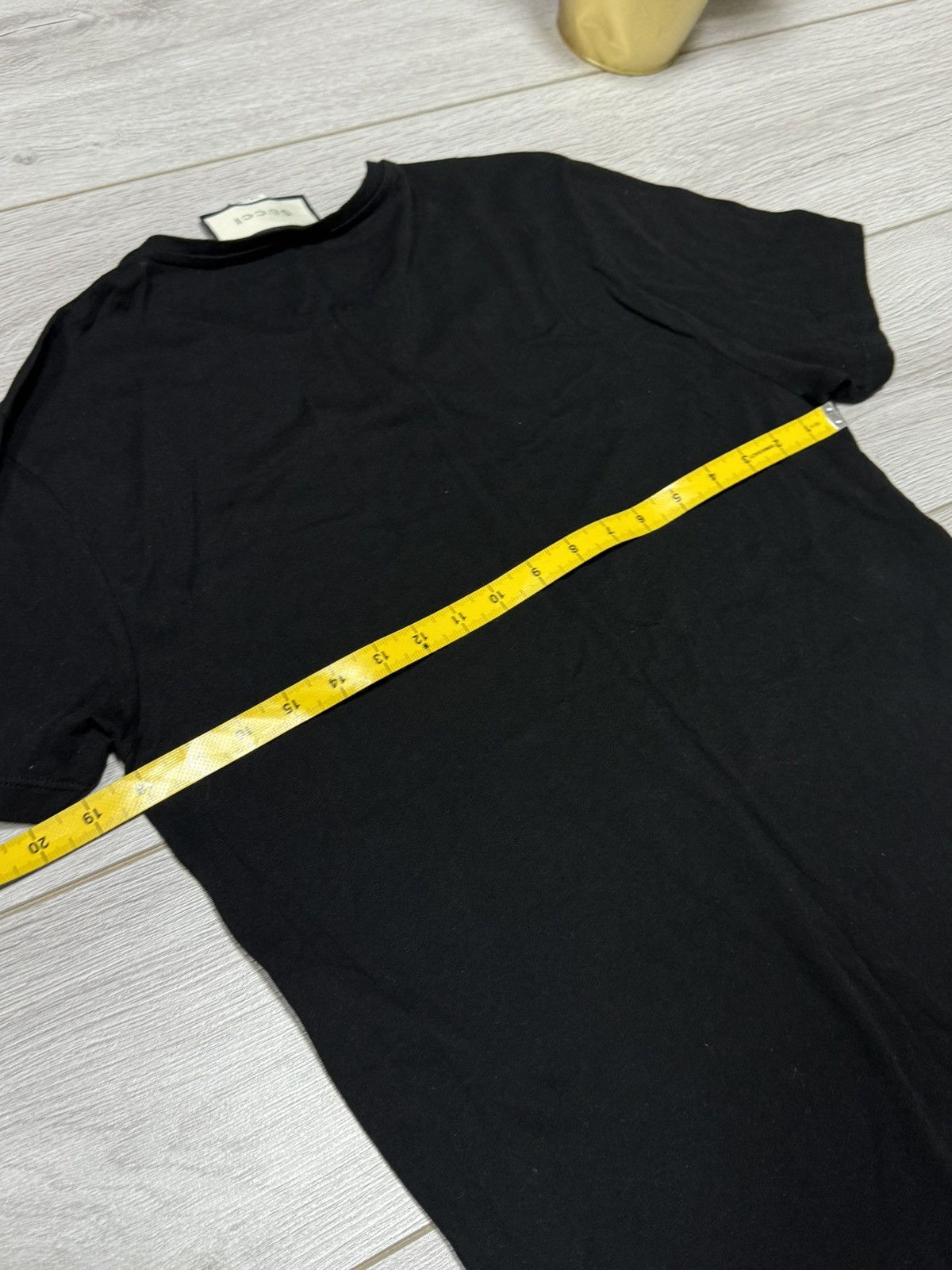 Gucci Gucci Italy spell out letters big logo tee shirt Size US M / EU 48-50 / 2 - 9 Thumbnail
