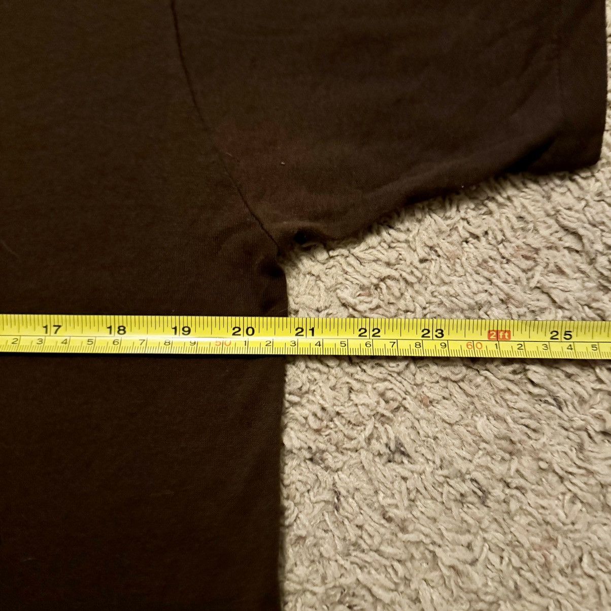 Vintage VINTAGE 70s BROWN BLANK TEE! Size US L / EU 52-54 / 3 - 7 Thumbnail