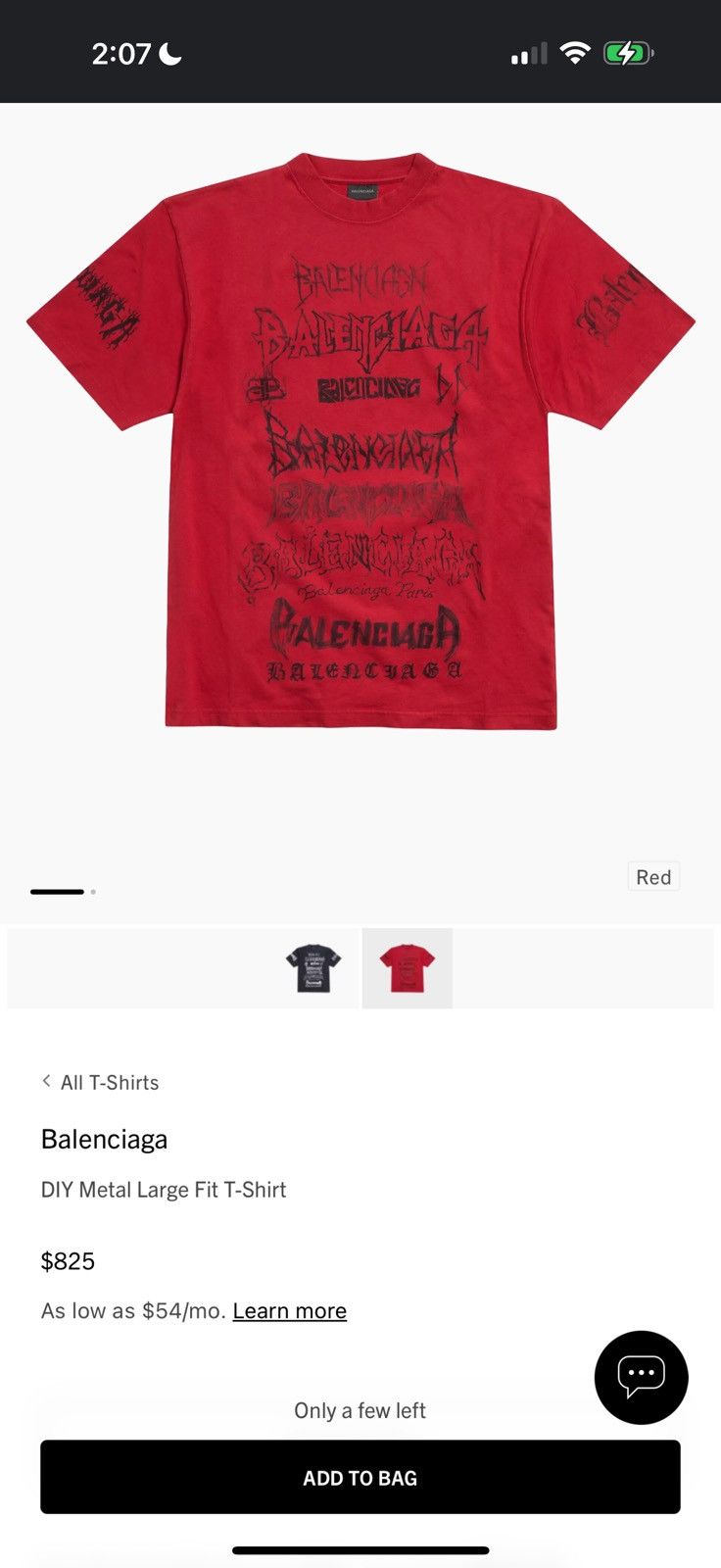 Balenciaga Balenciaga DIY Metal Large Fit T-Shirt Size US M / EU 48-50 / 2 - 6 Thumbnail
