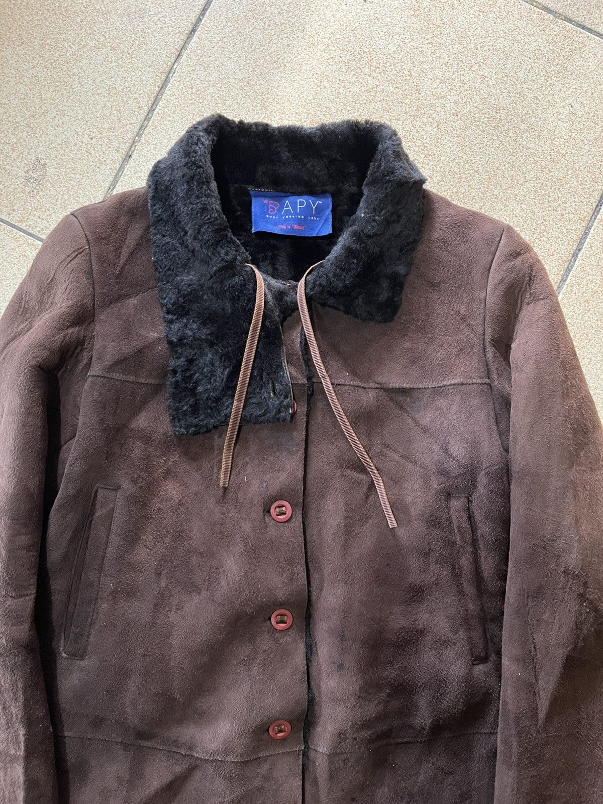 Bape Bapy bape shearling leather jacket Size M / US 6-8 / IT 42-44 - 3 Thumbnail
