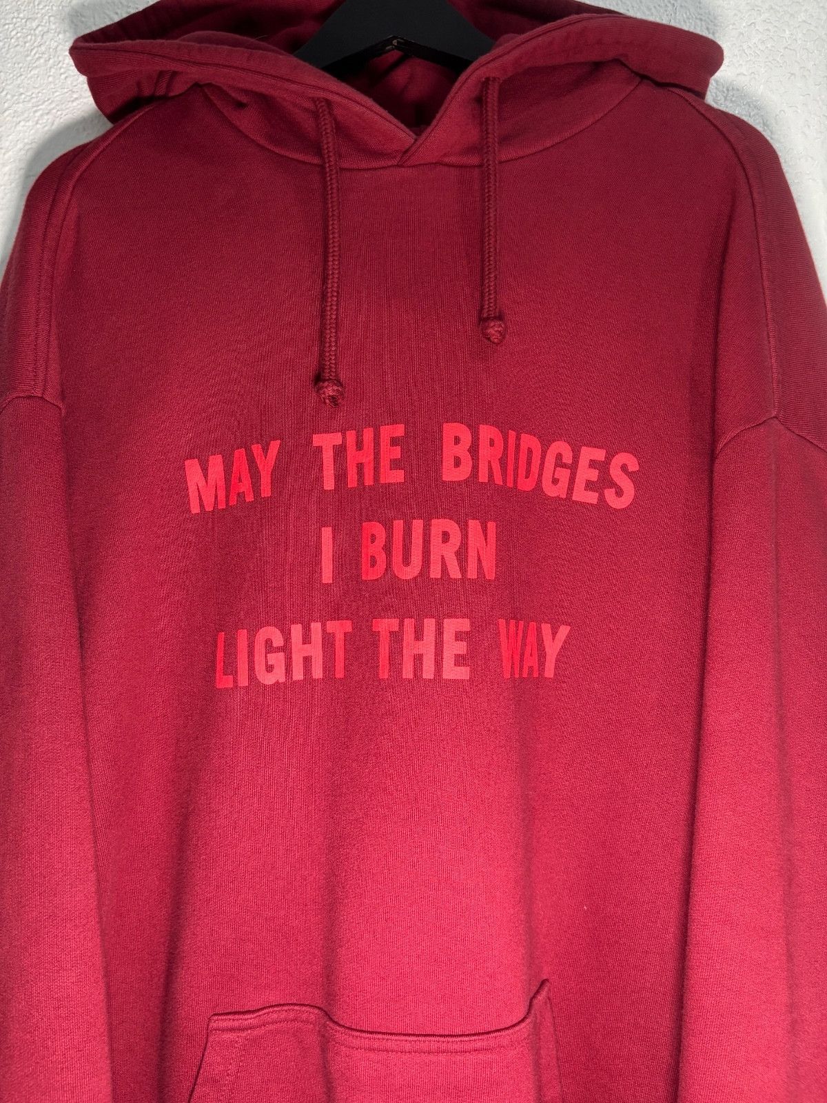 Vetements Vetements May The Bridges I Burn Light The Way Hoodie Size US S / EU 44-46 / 1 - 2 Thumbnail
