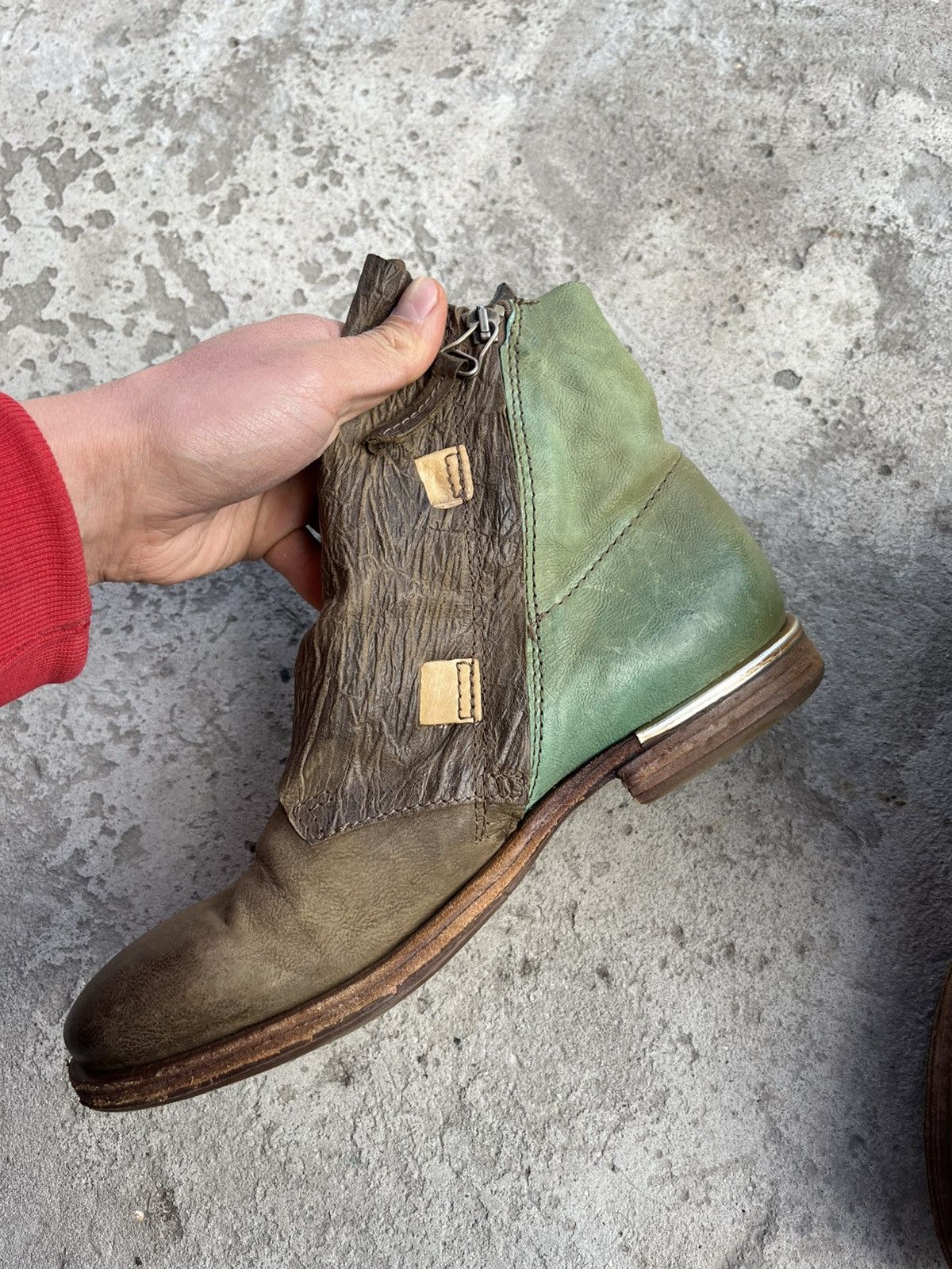A.S.98 A.S.98 Airstep High Anke Leather Boots Shoes like Guidi Y2K Size US 9 / IT 39 - 20 Thumbnail