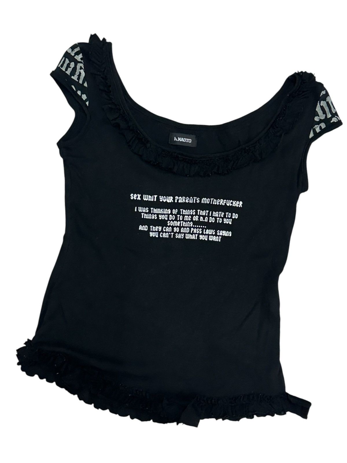 If Six Was Nine H.Naoto “Sex” Gothic Punk Shirt Size US XS / EU 42 / 0 - 2 Thumbnail