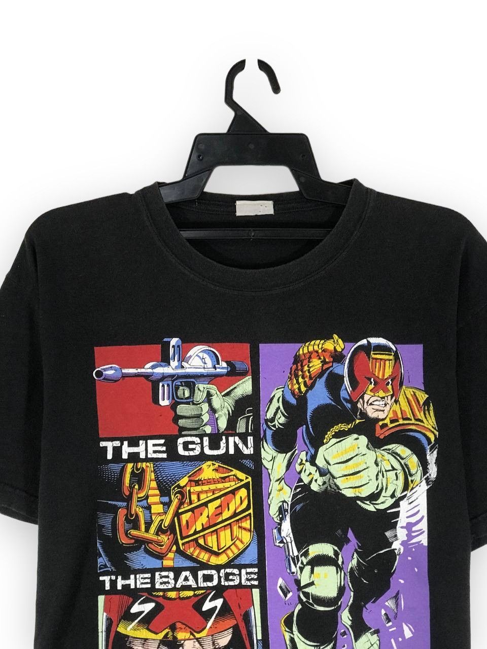 Vintage Vintage 1992 Judge Dredd movie cartoon police Size US M / EU 48-50 / 2 - 2 Thumbnail