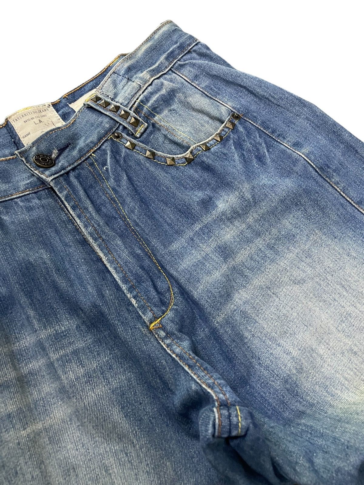 Hysteric Glamour × Taverniti Taverniti Baggy Loose Studded Jeans Size US 32 / EU 48 - 11 Thumbnail