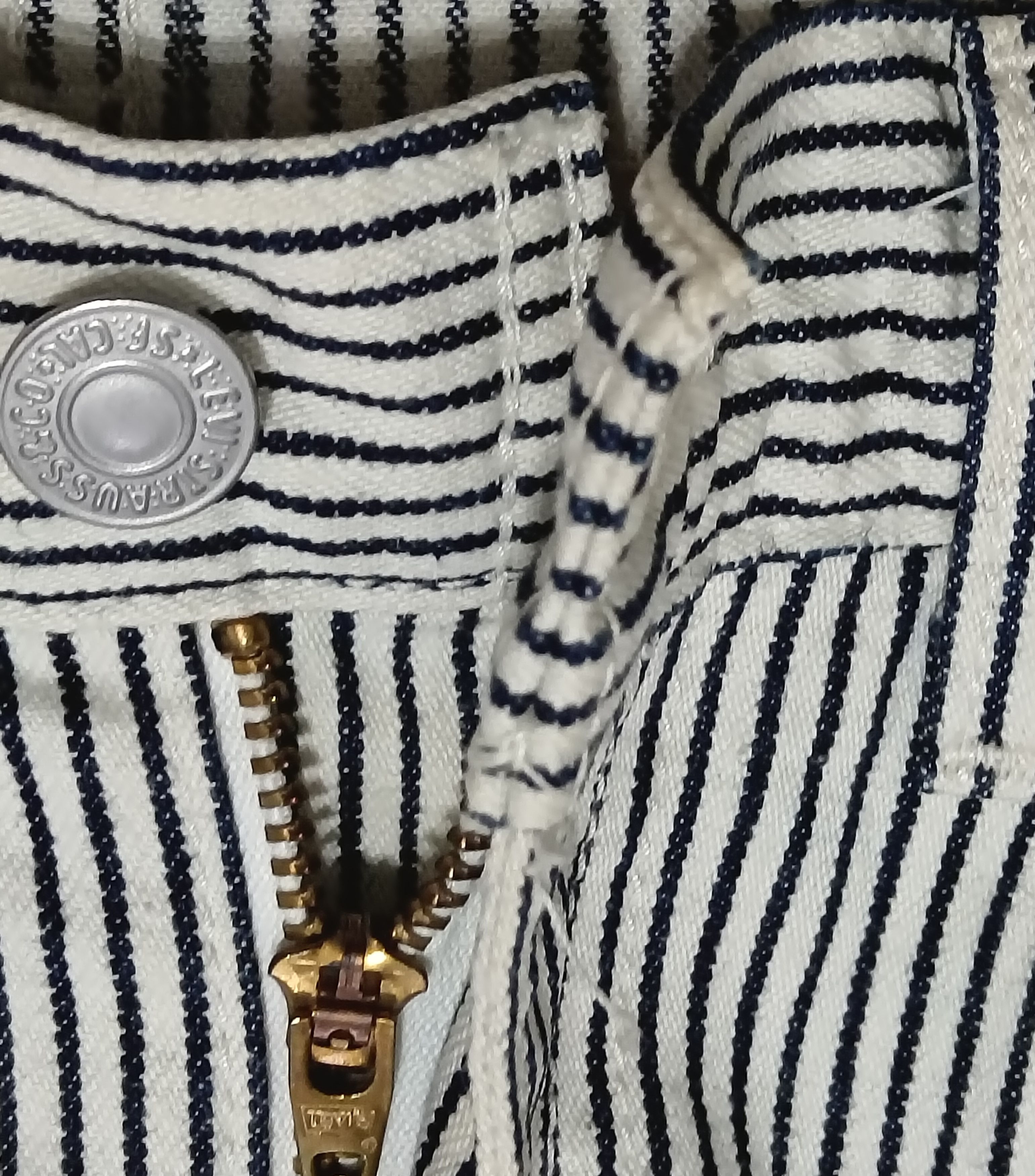 Japanese Brand × Levi's × Vintage VINTAGE LEVIS W310 HICKORY BAGGY JEANS Size 29" - 7 Thumbnail