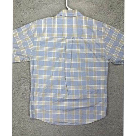 Pendleton VINTAGE Pendleton Shirt Mens Medium Light Blue Plaid Button-Down Long Sleeve Cotton Men Size US M / EU 48-50 / 2 - 2 Thumbnail