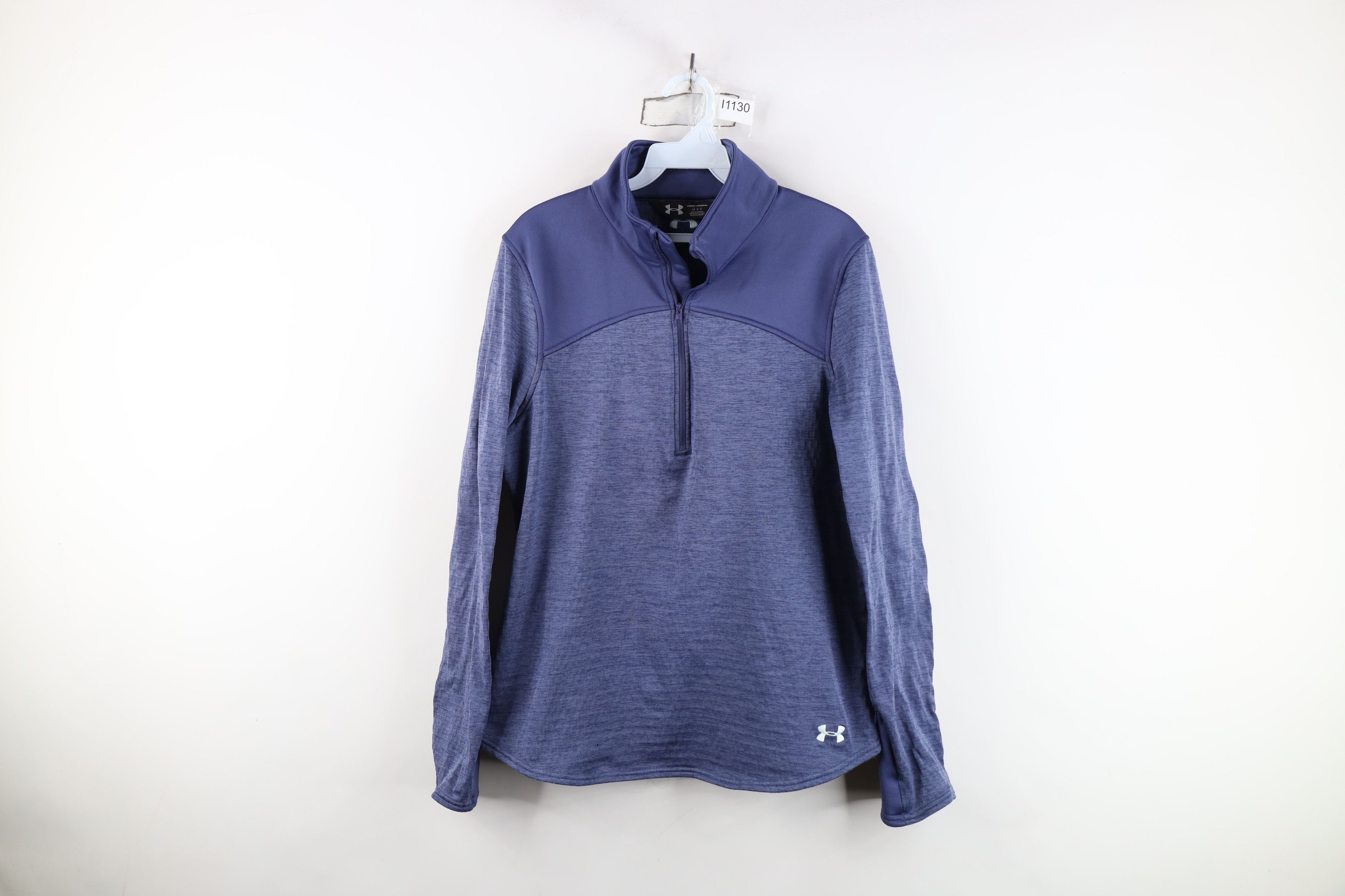 Under Armour Under Armour Thermal Fleece Lined Half Zip Sweater Blue Size L / US 10 / IT 46 - 1 Thumbnail