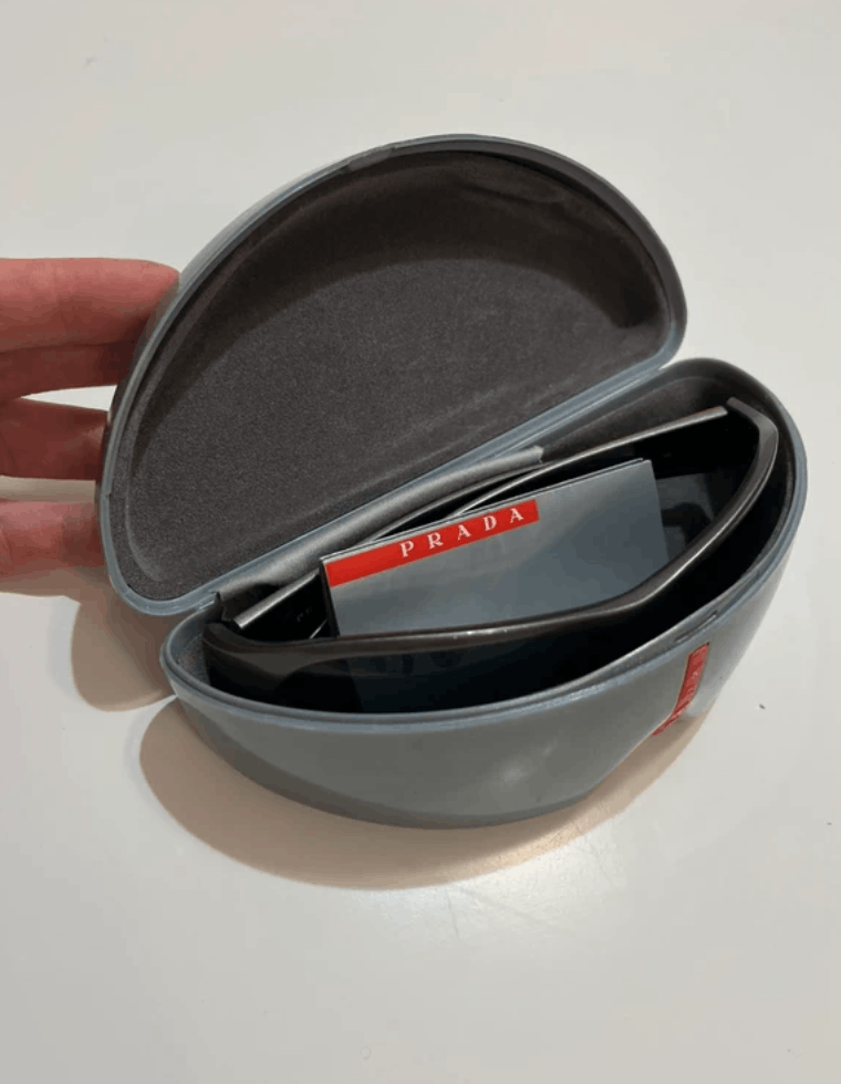 Prada PRADA Sunglasses SPS 04G Wrap Star Rimless Luna Rossa Size ONE SIZE - 4 Thumbnail