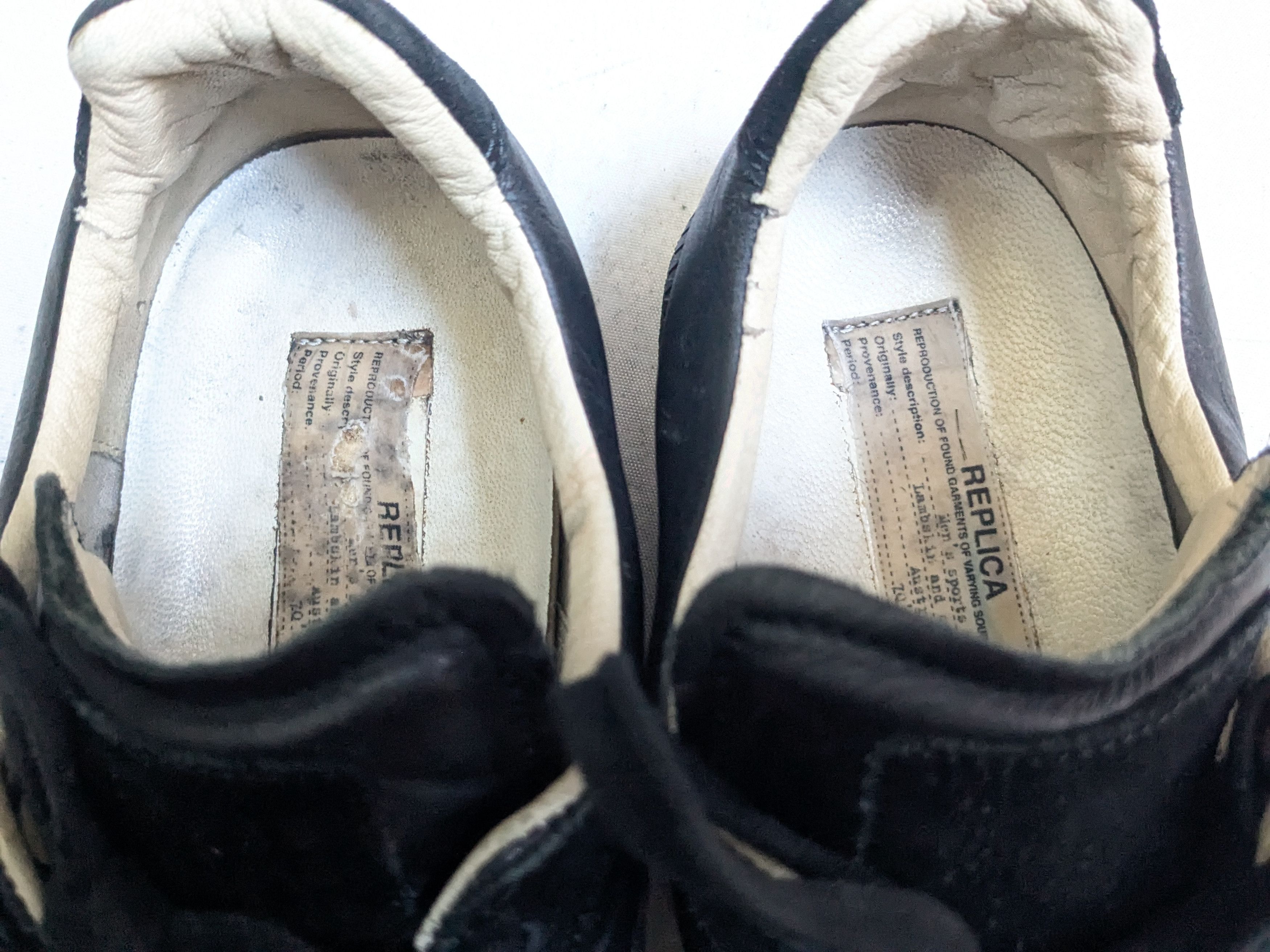 Maison Margiela Maison Margiela Replica GAT Black 9 42 Low Tops Size US 9 / EU 42 - 3 Thumbnail