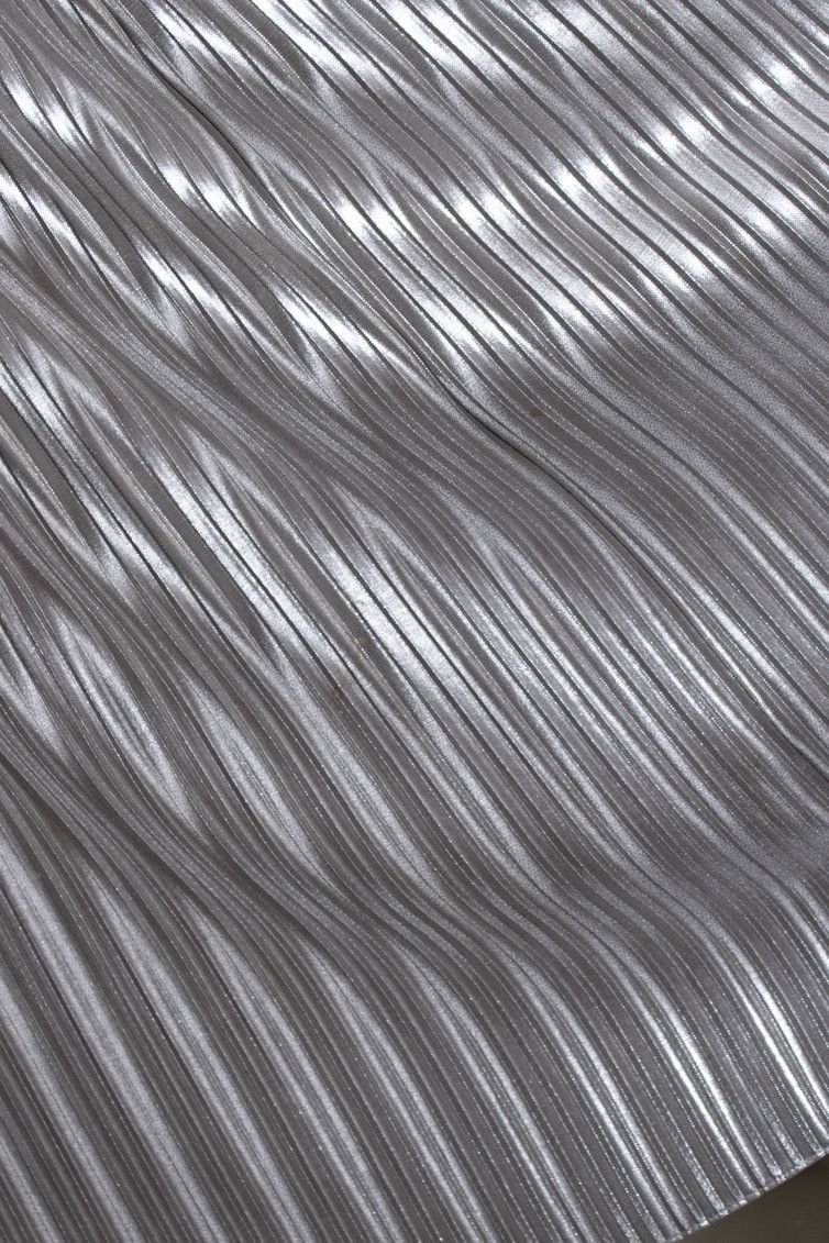 Other Saloni, metallic pleated skirt Size 28" / US 6 / IT 42 - 9 Thumbnail