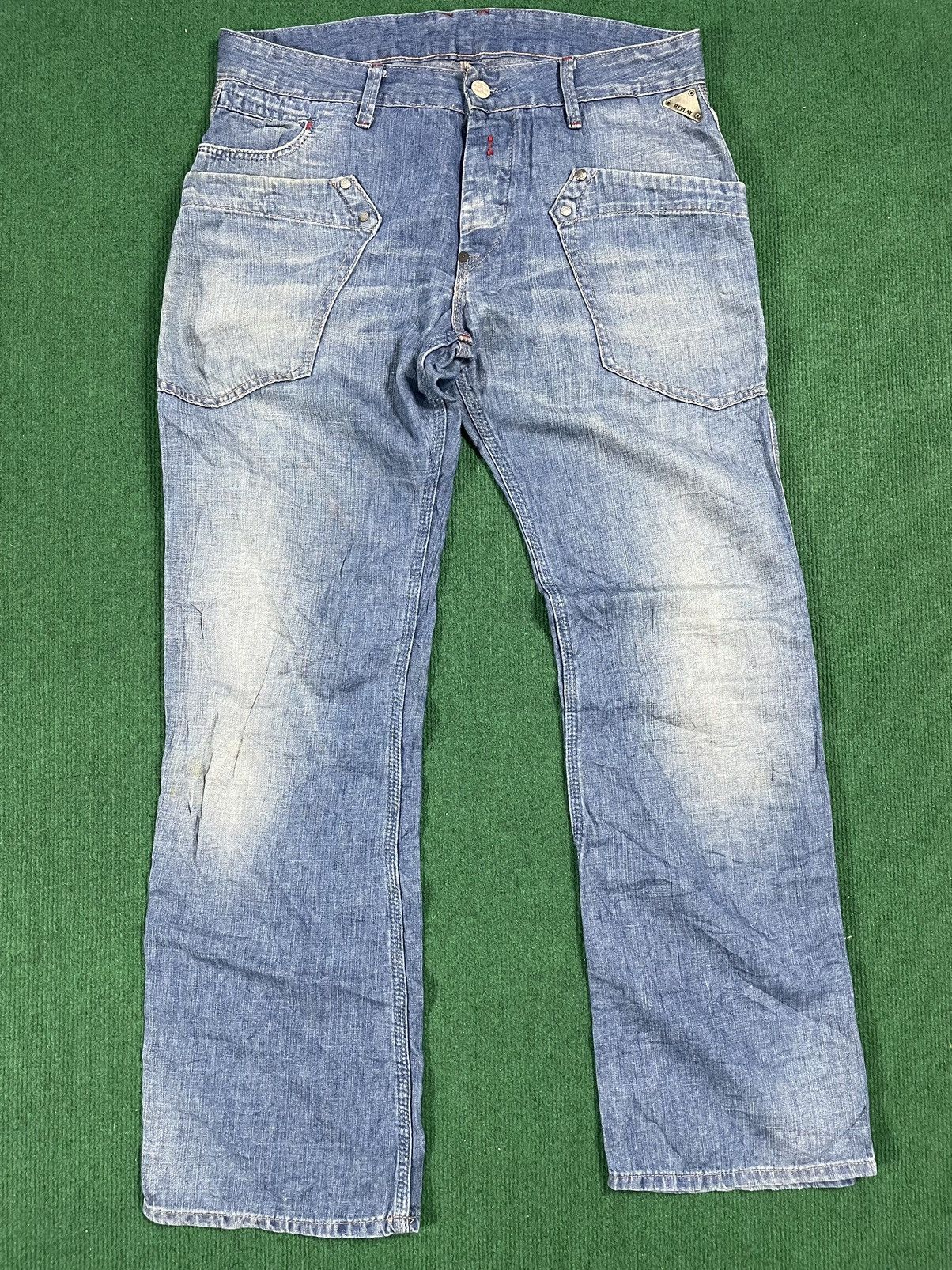 Replay Vintage Replay Wide Leg Jeans Size US 34 / EU 50 - 1 Thumbnail