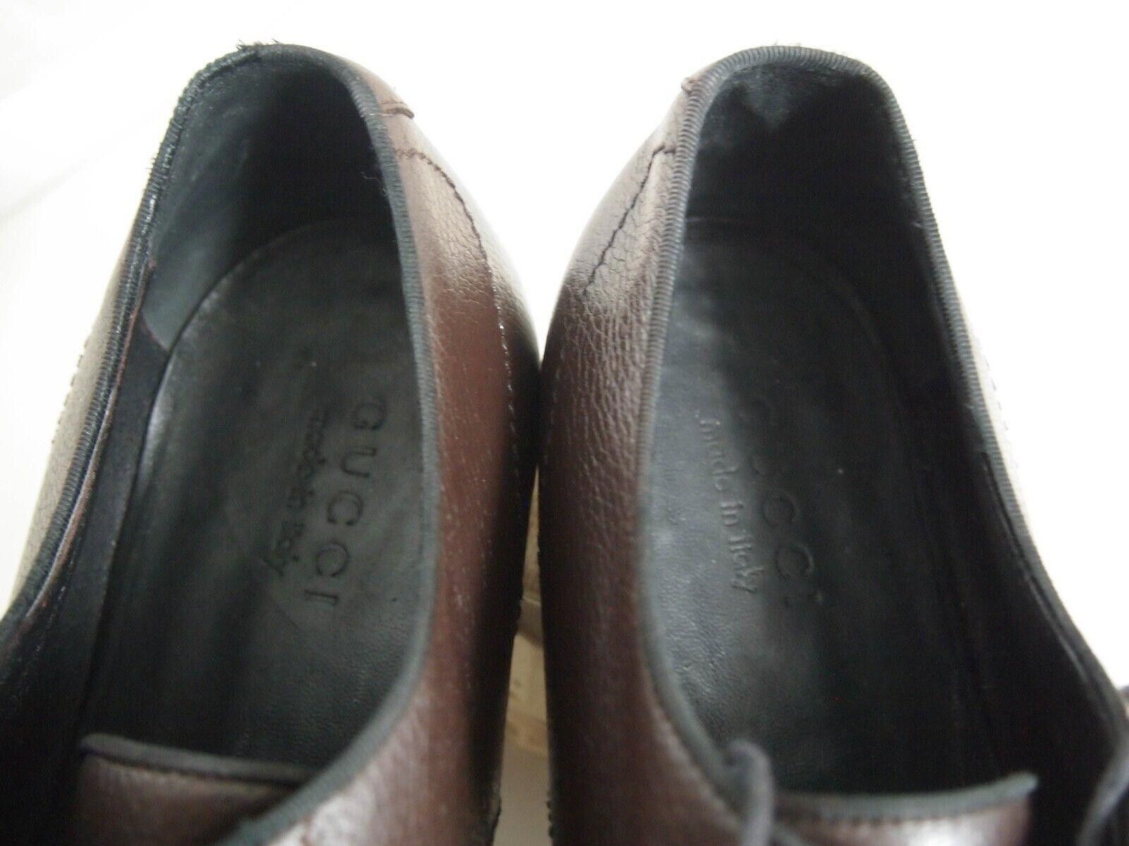 Gucci Gucci Wholecut Oxford Brown Leather Size EU 44.5 US 11.5 Size US 11.5 / EU 44-45 - 8 Thumbnail