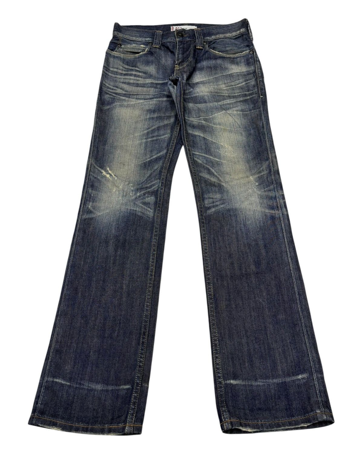 Engineered Garments × Levi's Vintage Levis 511 Distressed Denim Jeans Size US 31 - 1 Thumbnail