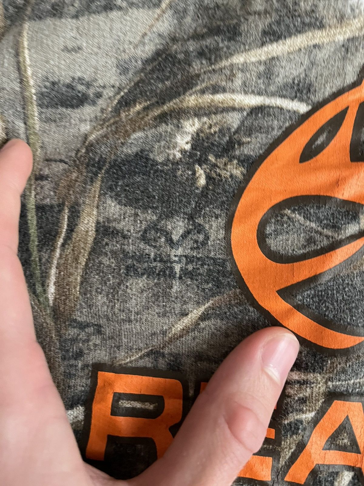 Realtree Vintage Real tree Centre Logo Max-5 Camo Boxy Fit Y2K Hoodie Size US XL / EU 56 / 4 - 5 Thumbnail