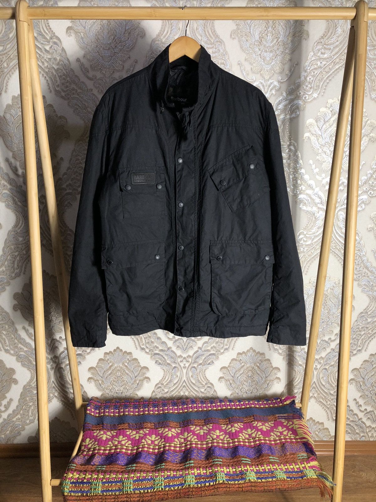 Barbour × Vintage VERY RARE BARBOUR INTERNATIONAL CRANK WAXED CASUAL JACKET Size US XXL / EU 58 / 5 - 1 Thumbnail