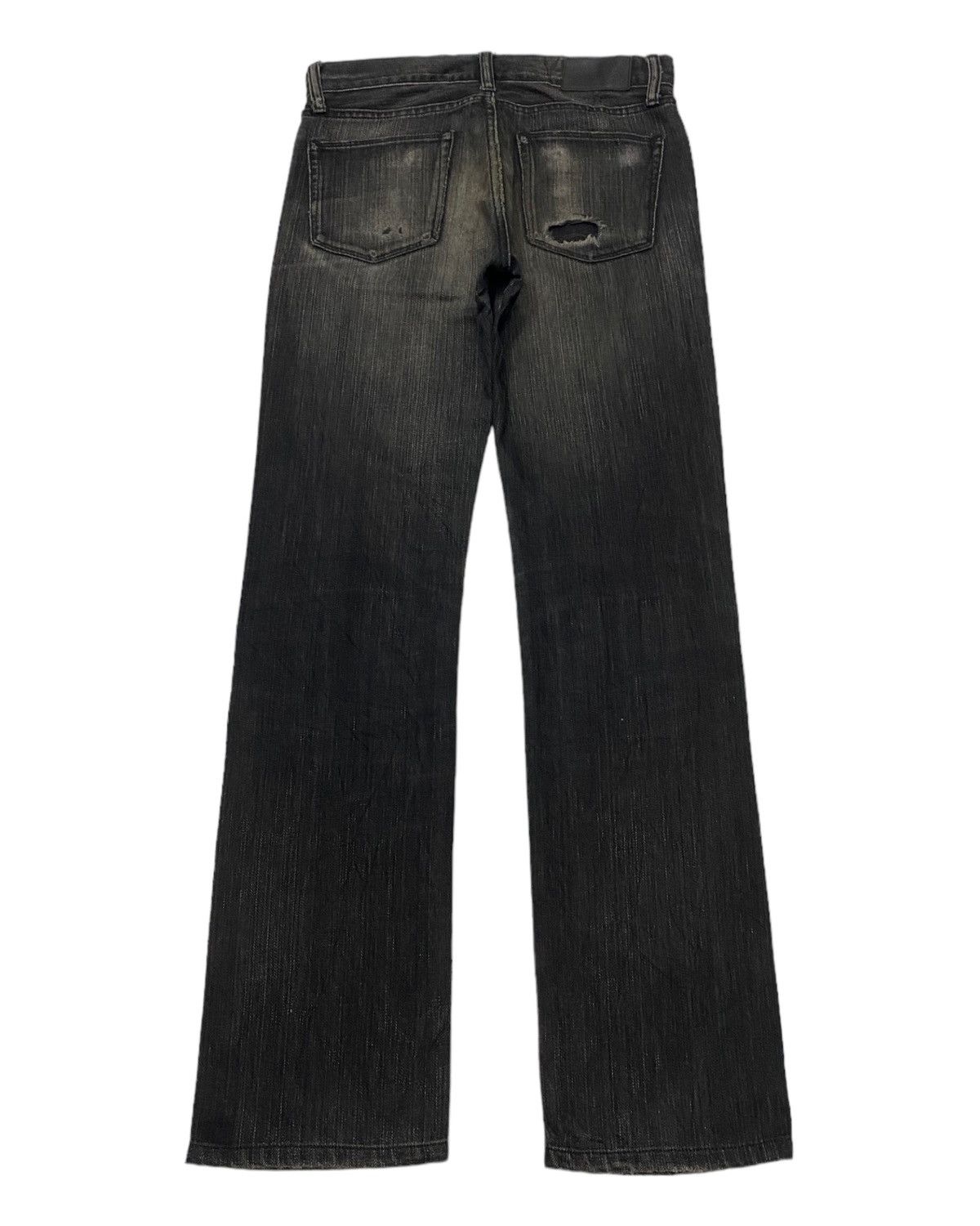 Undercover × Uniqlo UNIQLO JAPAN BLACK BOOTCUT DISTRESS UNDERCOVER STYLE DESIGN Size US 30 / EU 46 - 2 Thumbnail